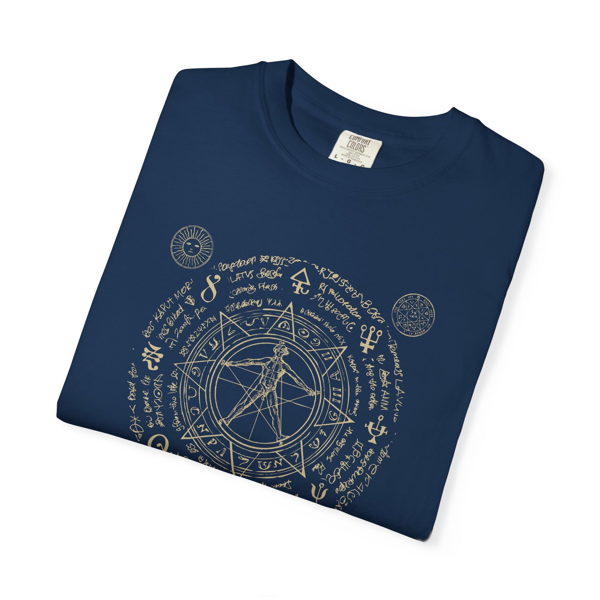 Alchemy Circle T-Shirt — Vintage Occult Symbol Tee