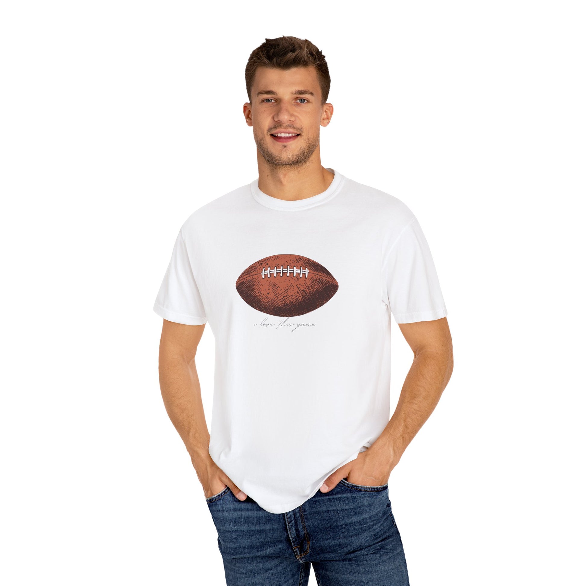Vintage Football Graphic T-Shirt — Classic Gridiron Tee sport