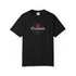 Black t-shirt with white text  florida background