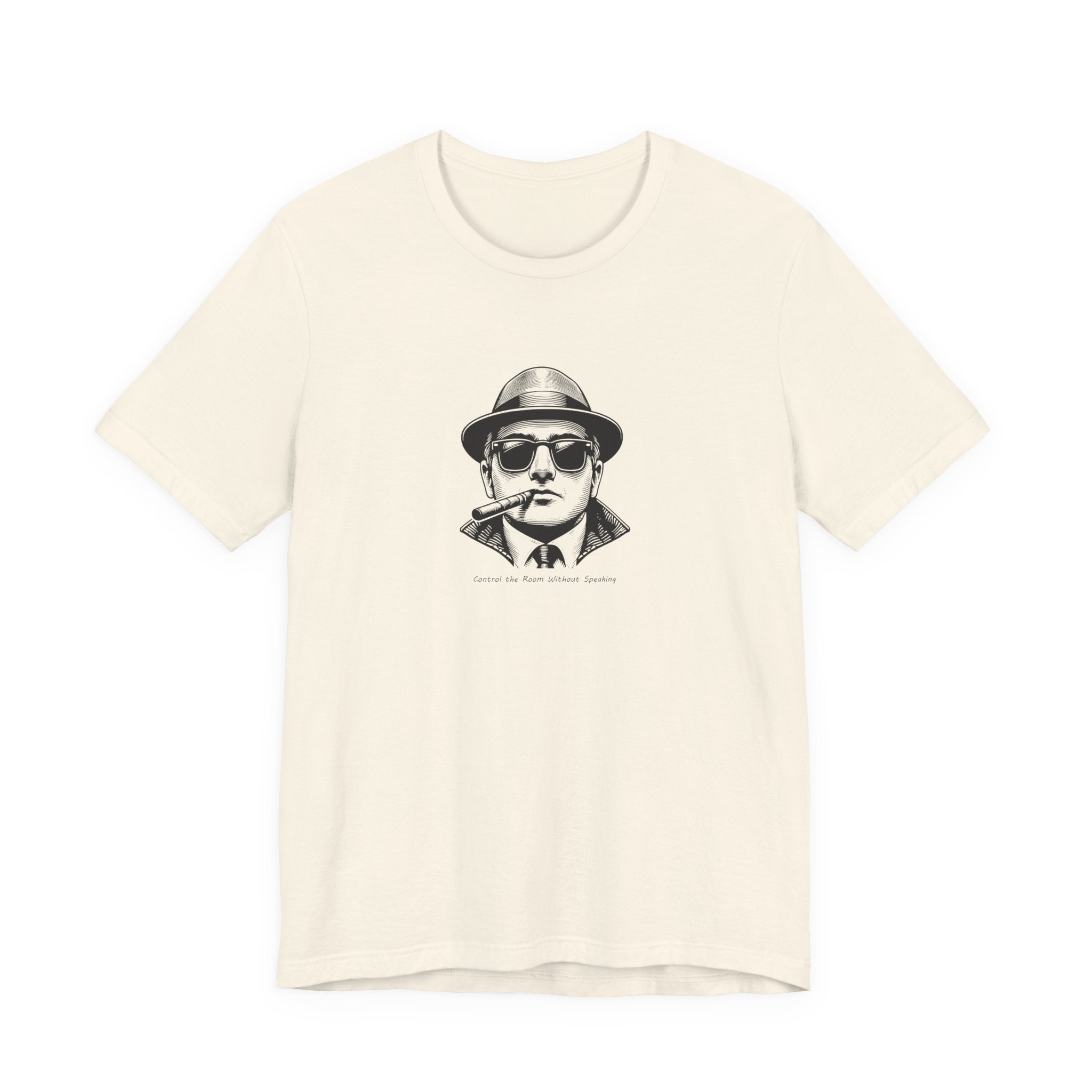 Vintage mobster portrait graphic t-shirt