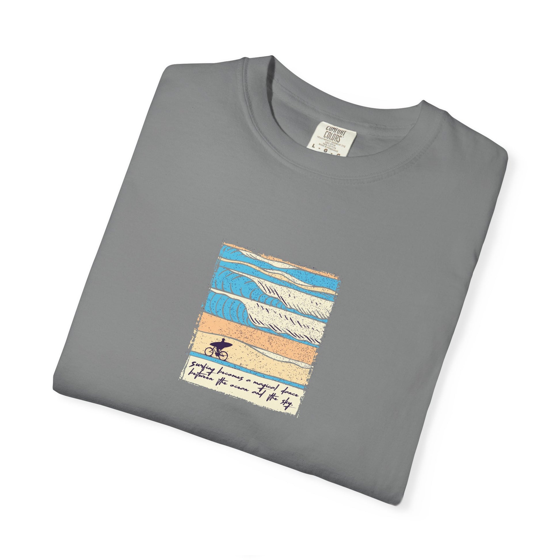 Vintage Beach Stripes Graphic T-Shirt