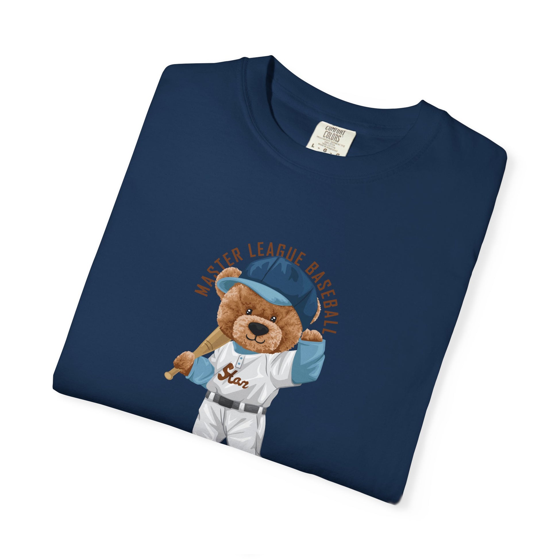 Baseball Bear T-Shirt — Cute Batter Teddy Graphic Tee (Team Spirit, Fan Gift) lifestyle