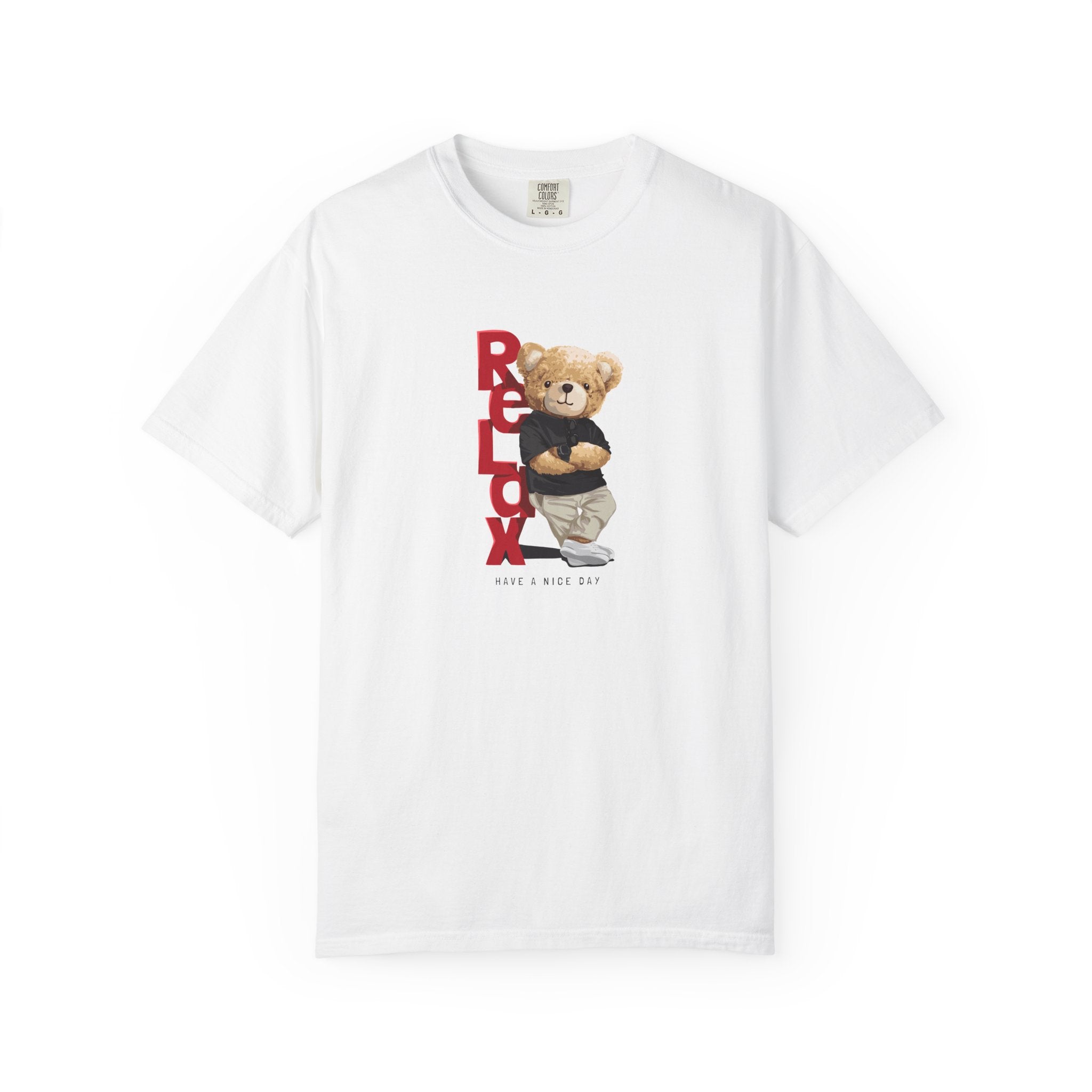 T-Shirt - Relax Teddy Bear Graphic Tee