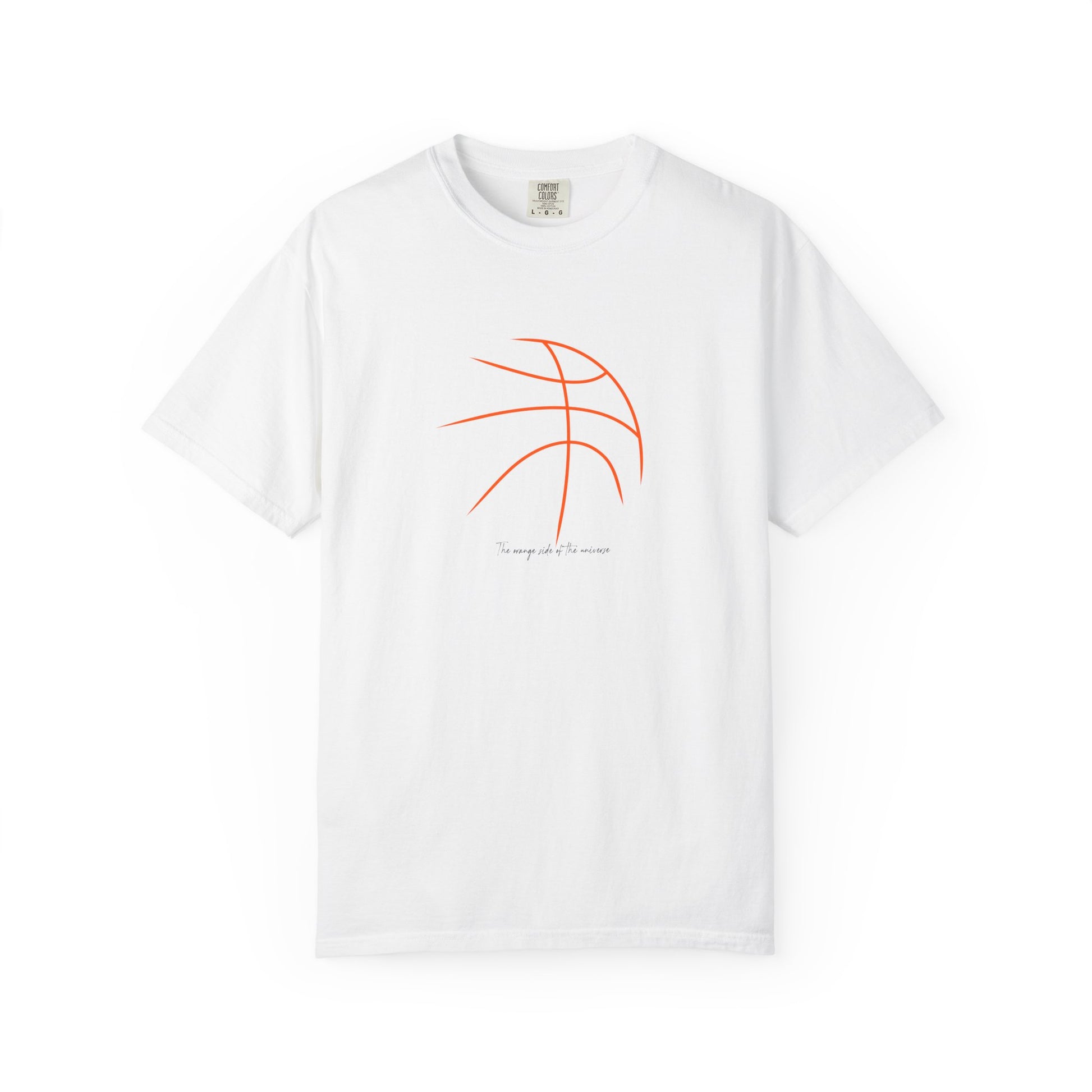 Basketball Outline T-Shirt — Minimal Line Art "Love of the Game" Sport