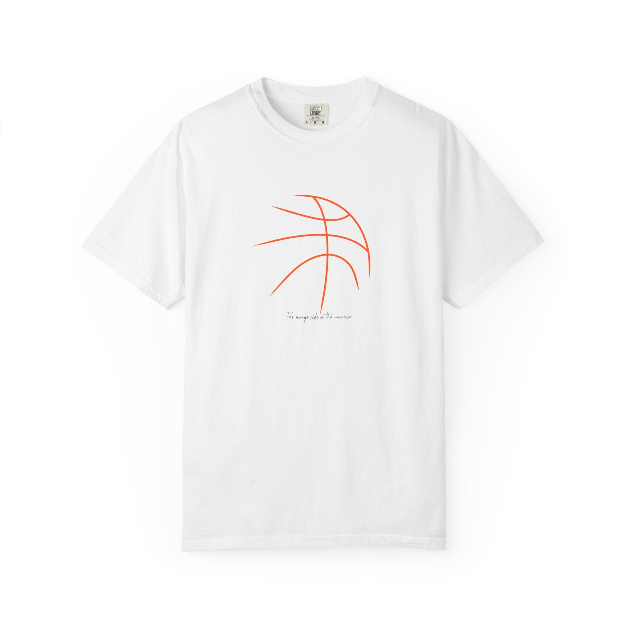 Basketball Outline T-Shirt — Minimal Line Art "Love of the Game" Sport