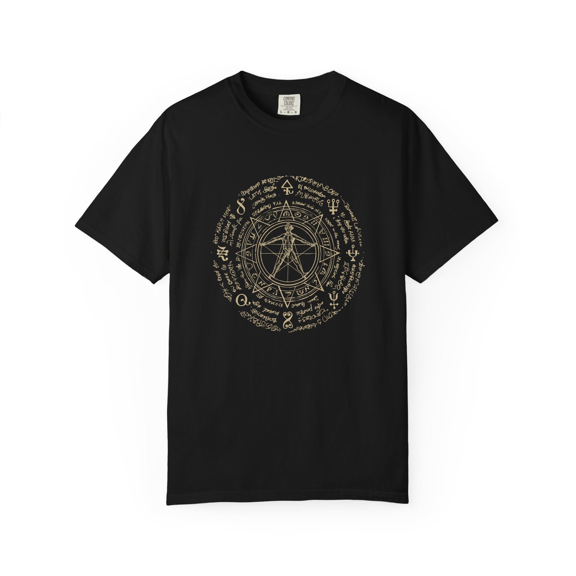 Alchemy Circle T-Shirt — Vintage Occult Symbol Graphic Tee