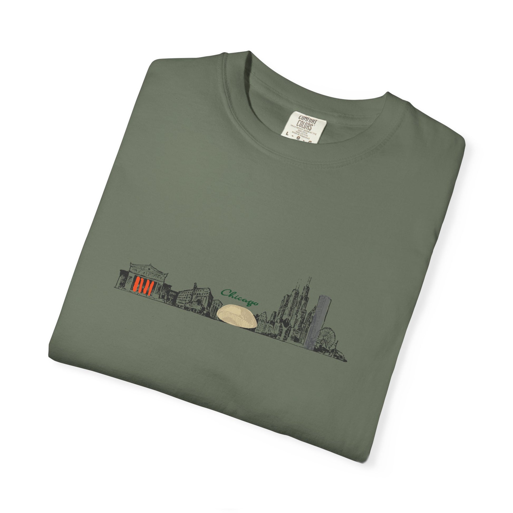 City Skyline T-Shirt — Minimal Watercolor Landmarks Tee