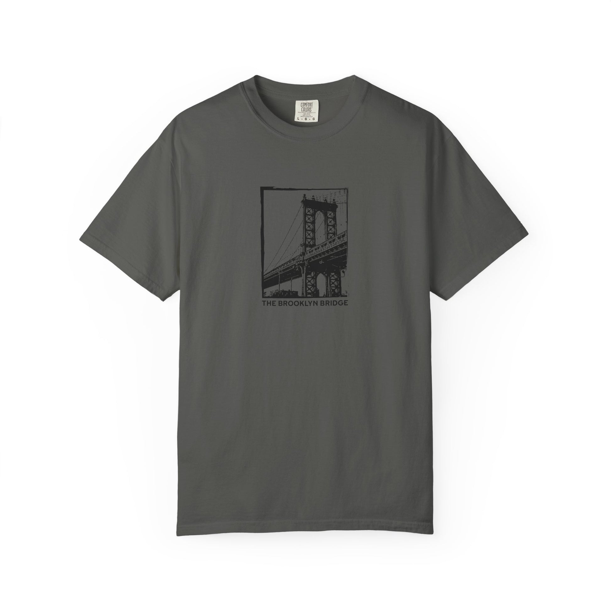 Brooklyn Bridge Sketch T-Shirt — Vintage Cityscape Tee