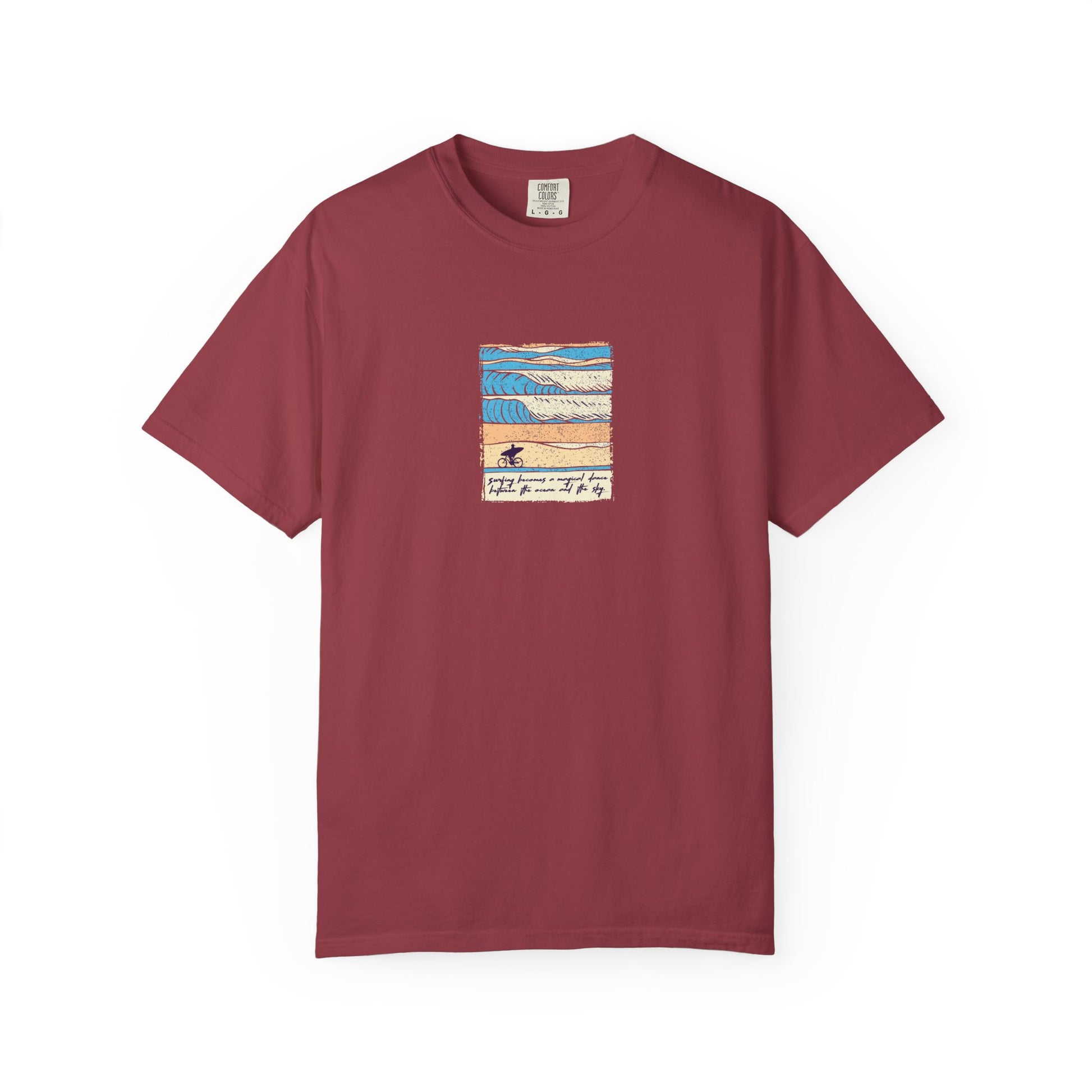 Vintage Beach Stripes Graphic T-Shirt