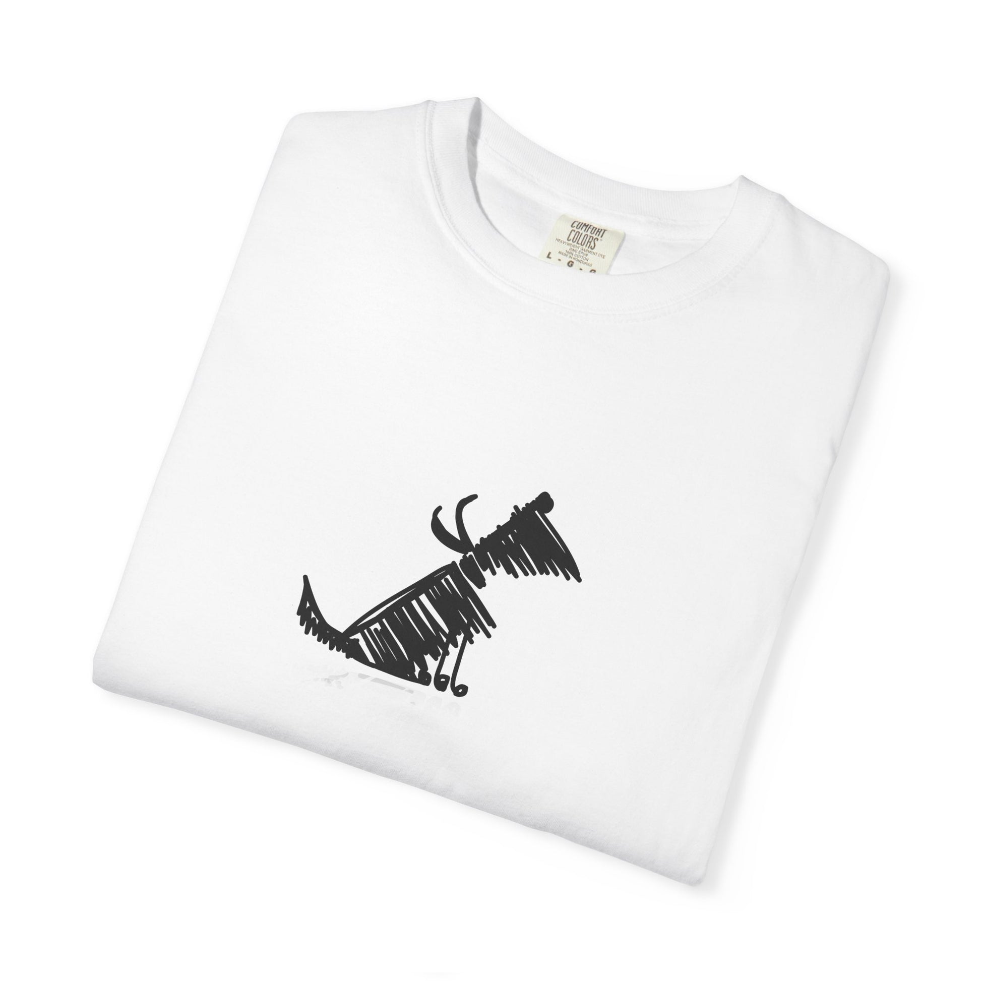 Abstract Dog T-Shirt – Modern Artistic Dog Lover Tee
