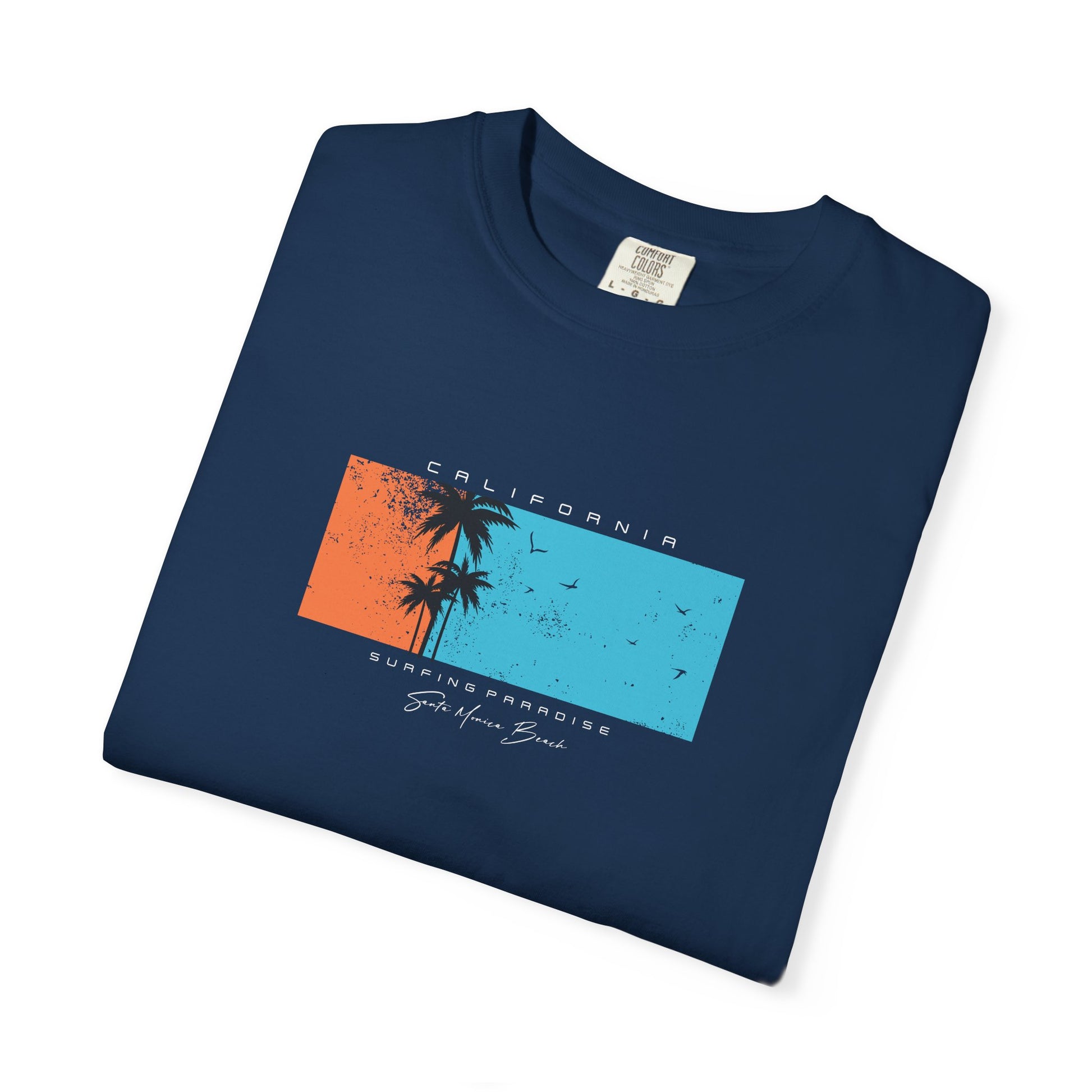 Sunset Palms T-Shirt — Vintage Coastal Graphic "Endless Summer"