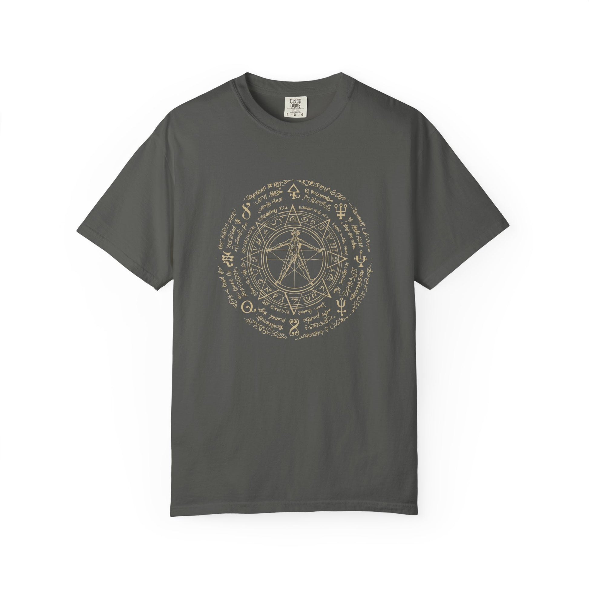 Alchemy Circle T-Shirt — Vintage Occult Symbol Graphic Tee