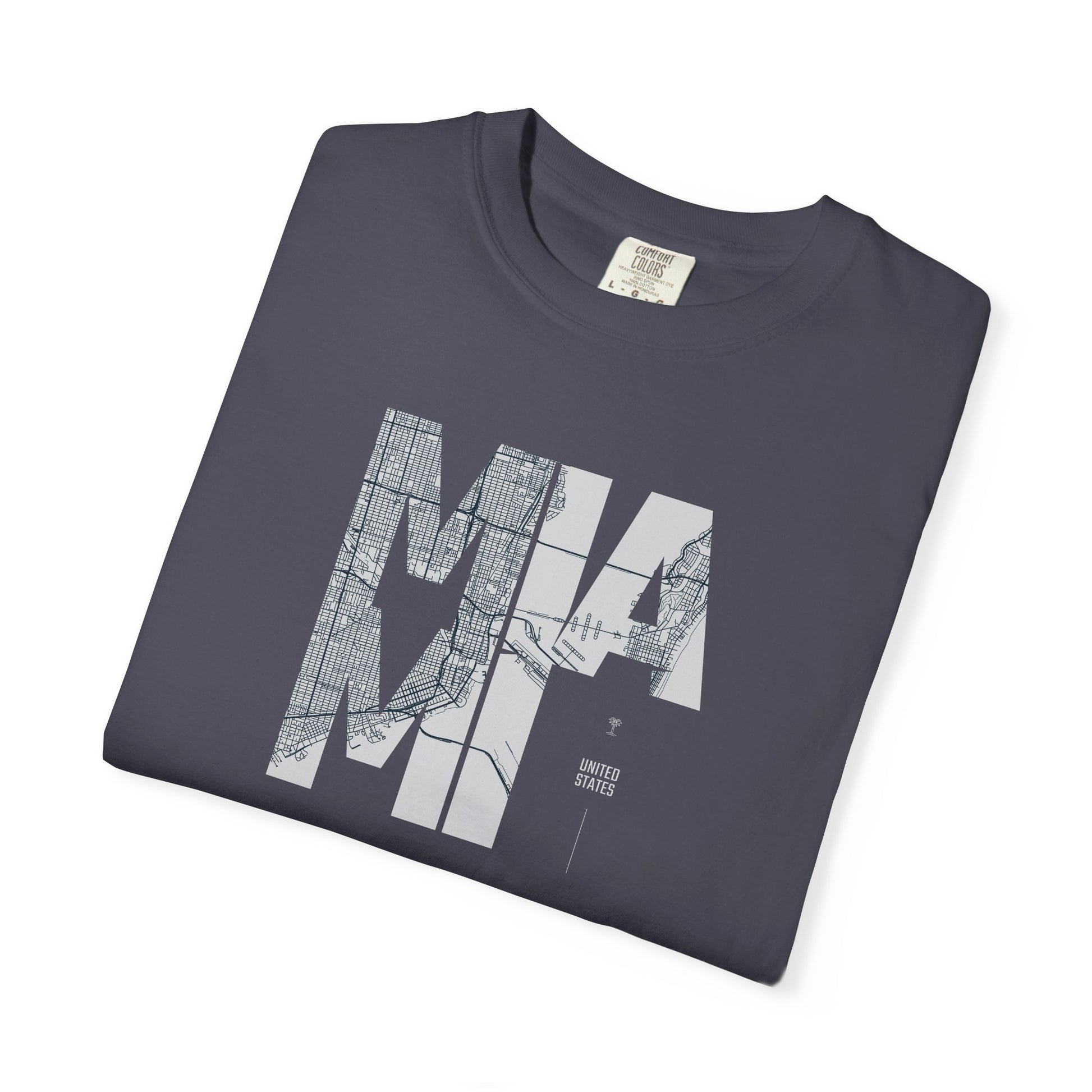 MIA Surf Photo Graphic T-Shirt — Distressed Beach Vibes Tee