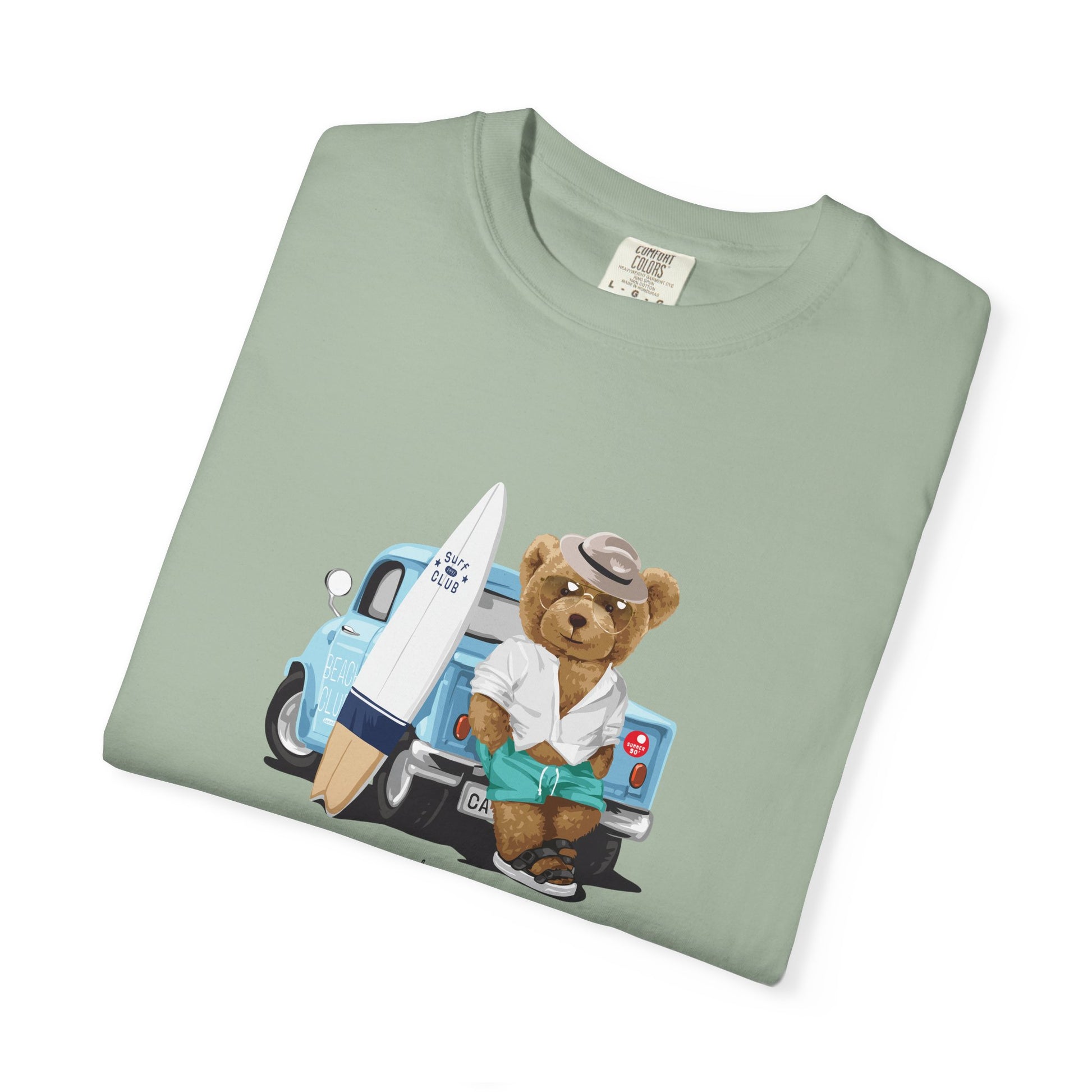 Bear Vacation Graphic T-Shirt — 'Holidays' Cute Teddy with Camper Lifestyle