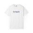 white brieza logo minimalist t shirt