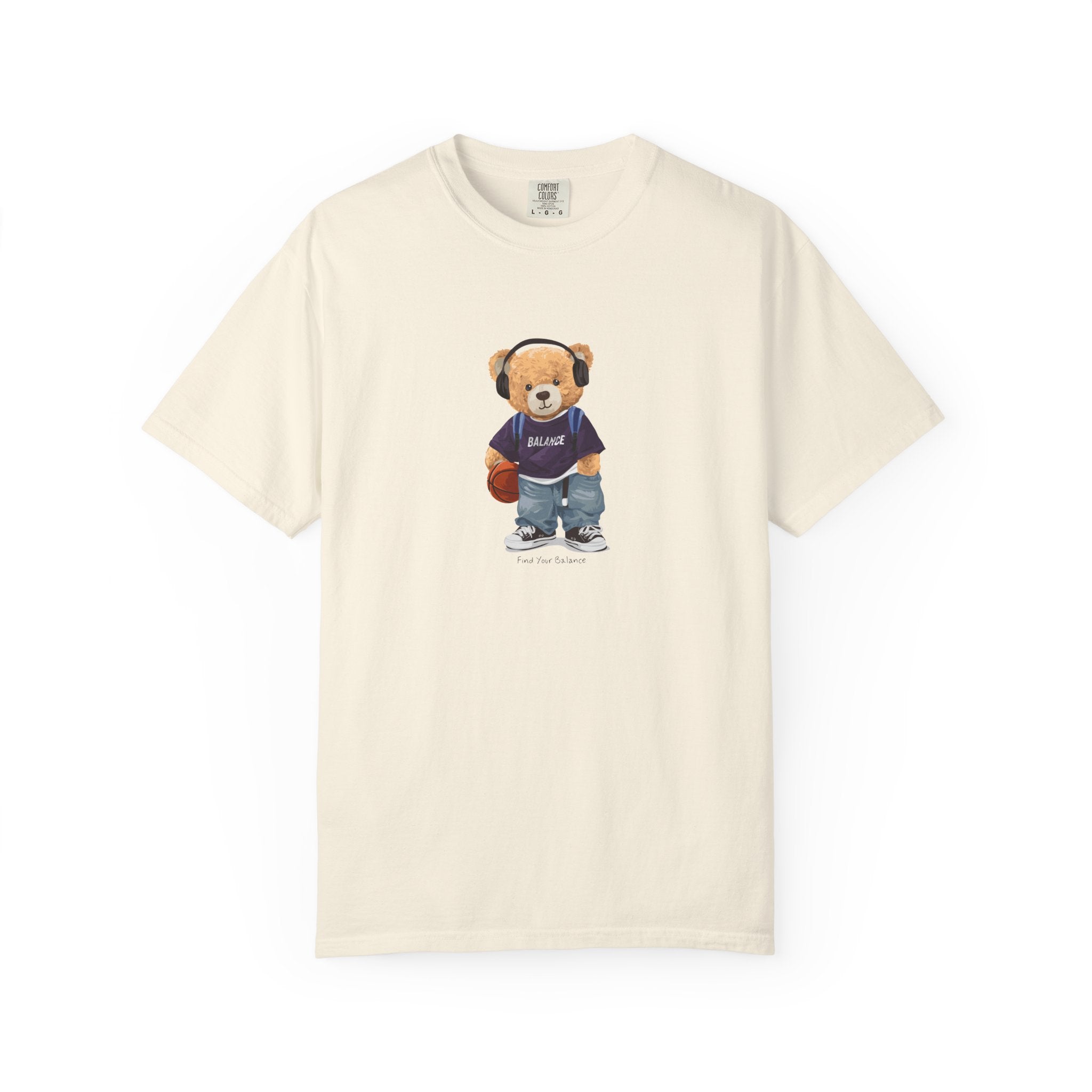 Teddy Bear Basketball Tee - Bear Graphic T-Shirt