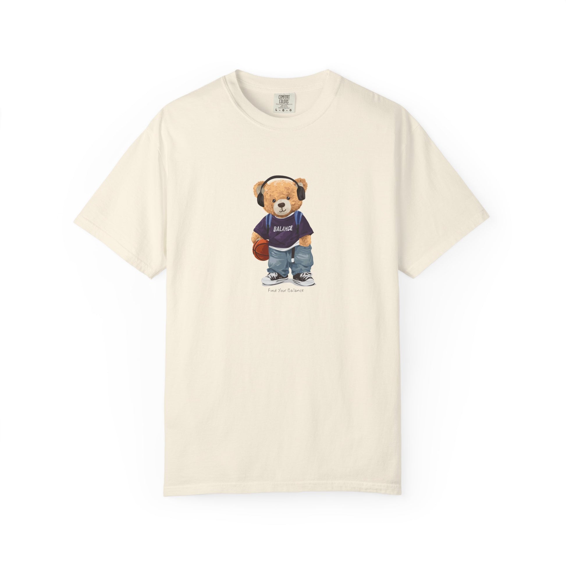 Teddy Bear Basketball Tee - Bear Graphic T-Shirt