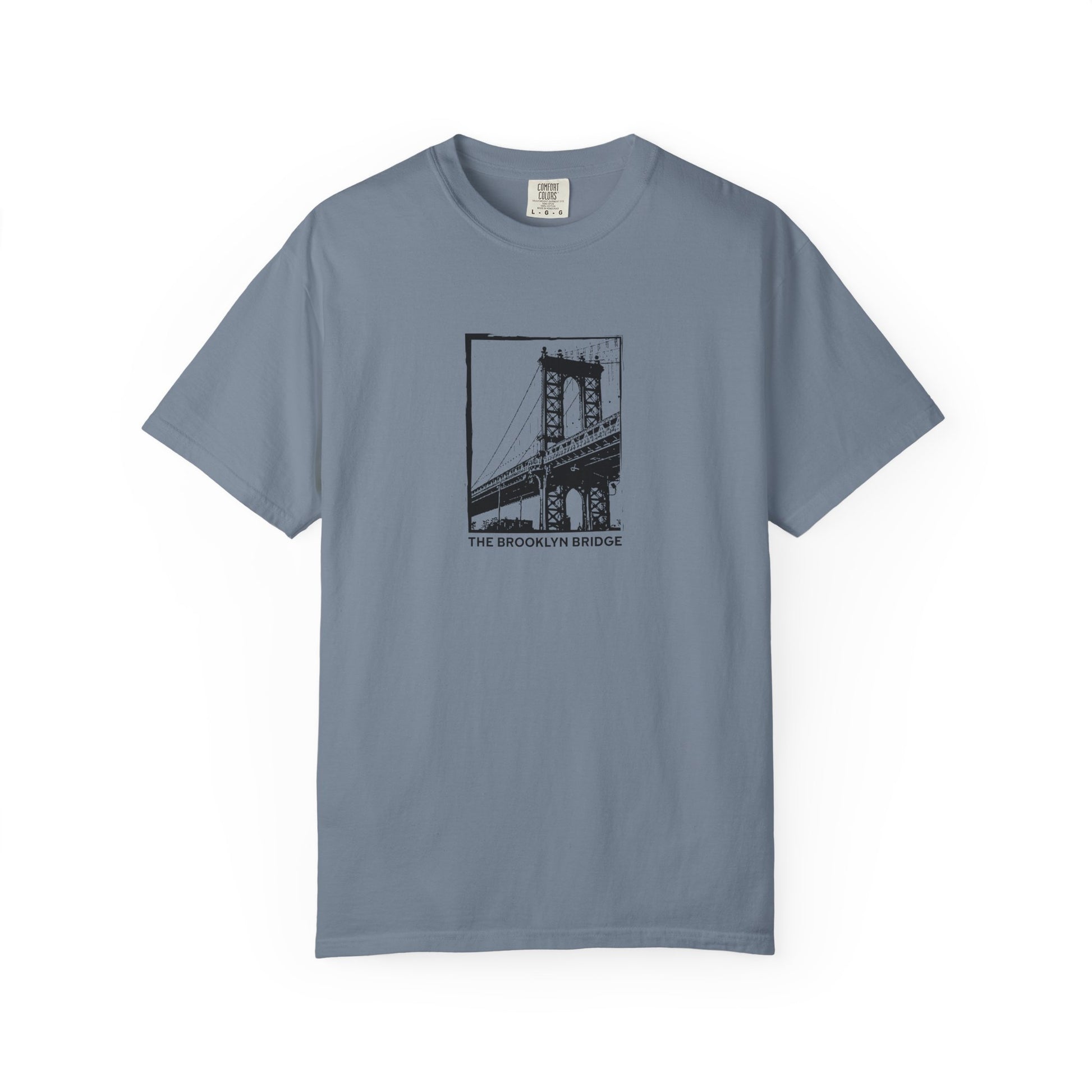 Brooklyn Bridge Sketch T-Shirt — Vintage Cityscape Tee
