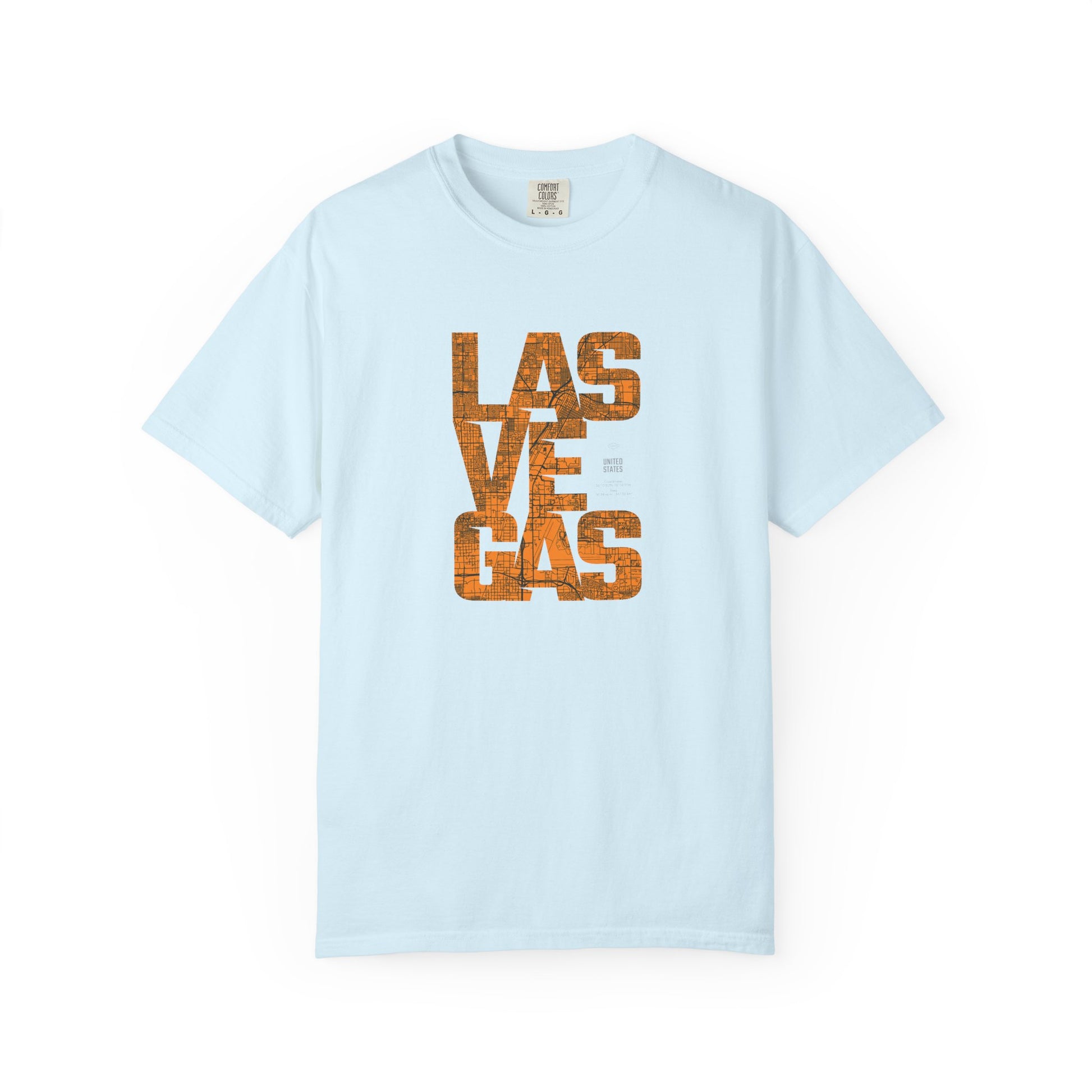 Las Vegas Vintage Text T-Shirt — Retro Desert Casino Tee