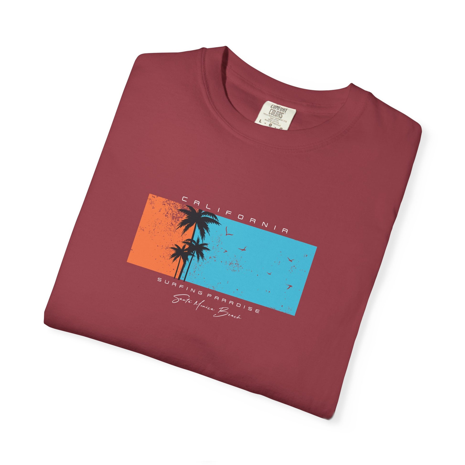Sunset Palms T-Shirt — Vintage Coastal Graphic "Endless Summer"