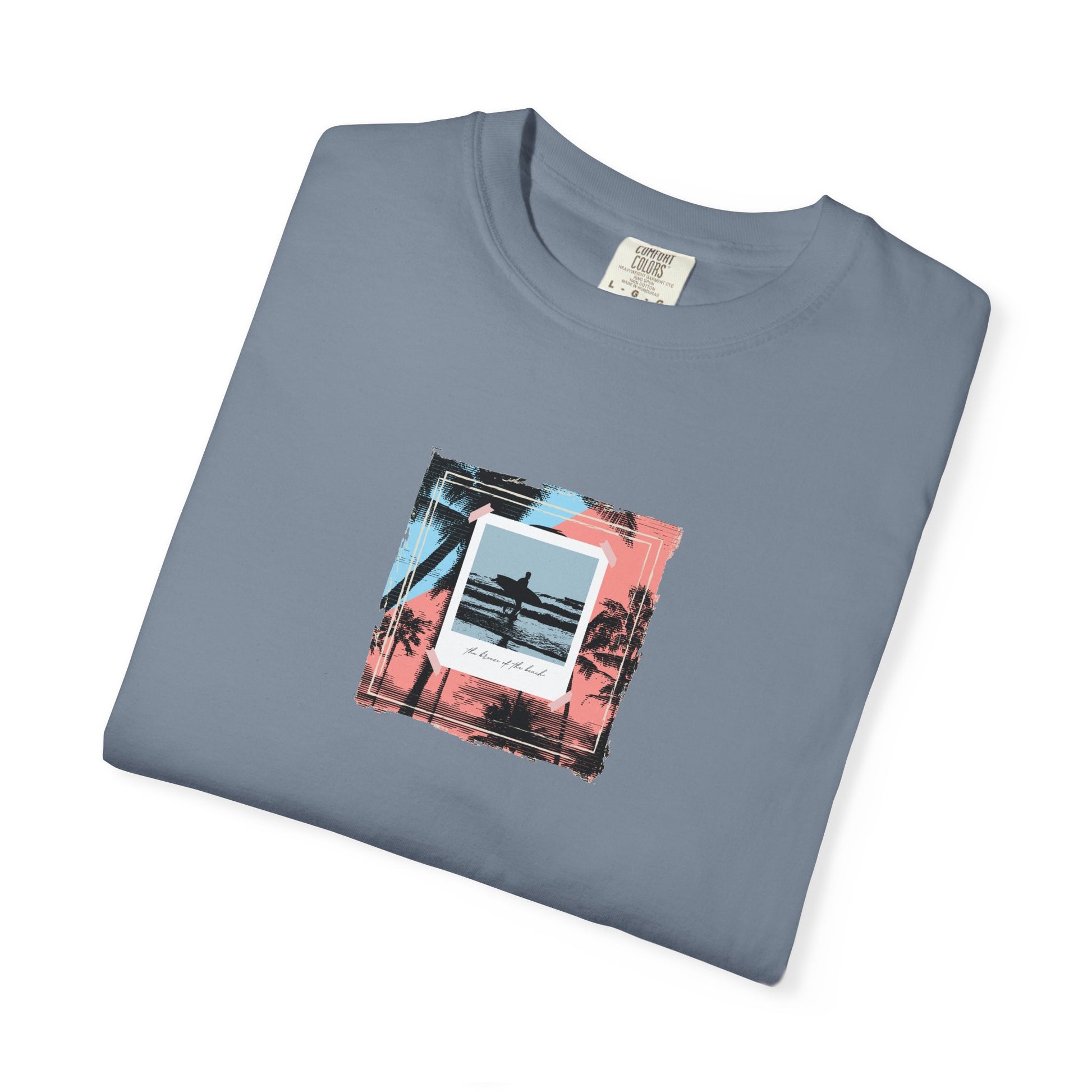 T-Shirt — Retro Palm Beach Sunset Graphic Tee