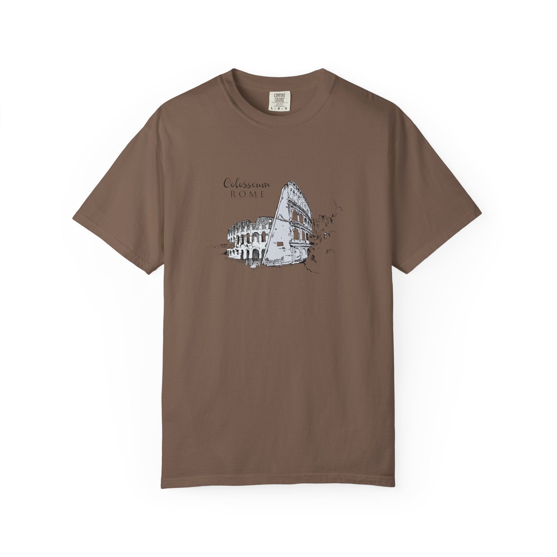 Rome Colosseum Sketch T-Shirt — Vintage Travel Tee world