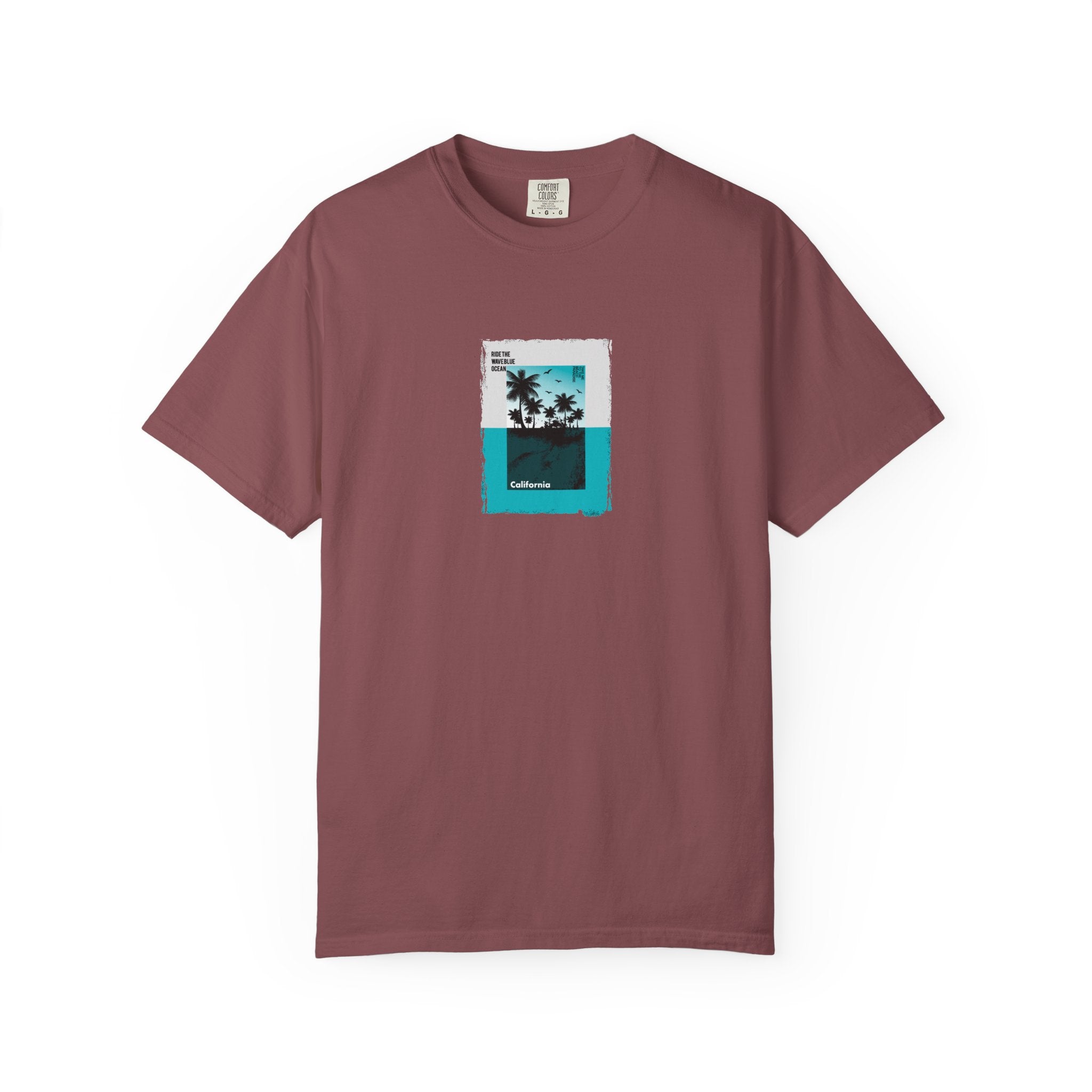 Maroon not just words graphic t-shirt