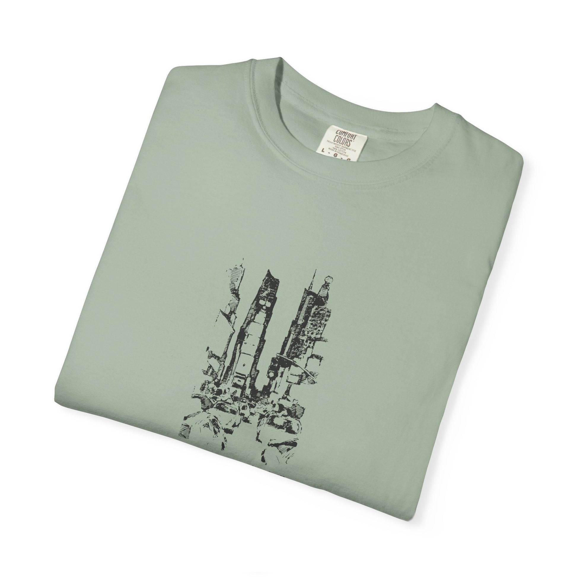 T-Shirt — Minimal Desert Cactus Sketch Tee (I Paint Smallcaps)