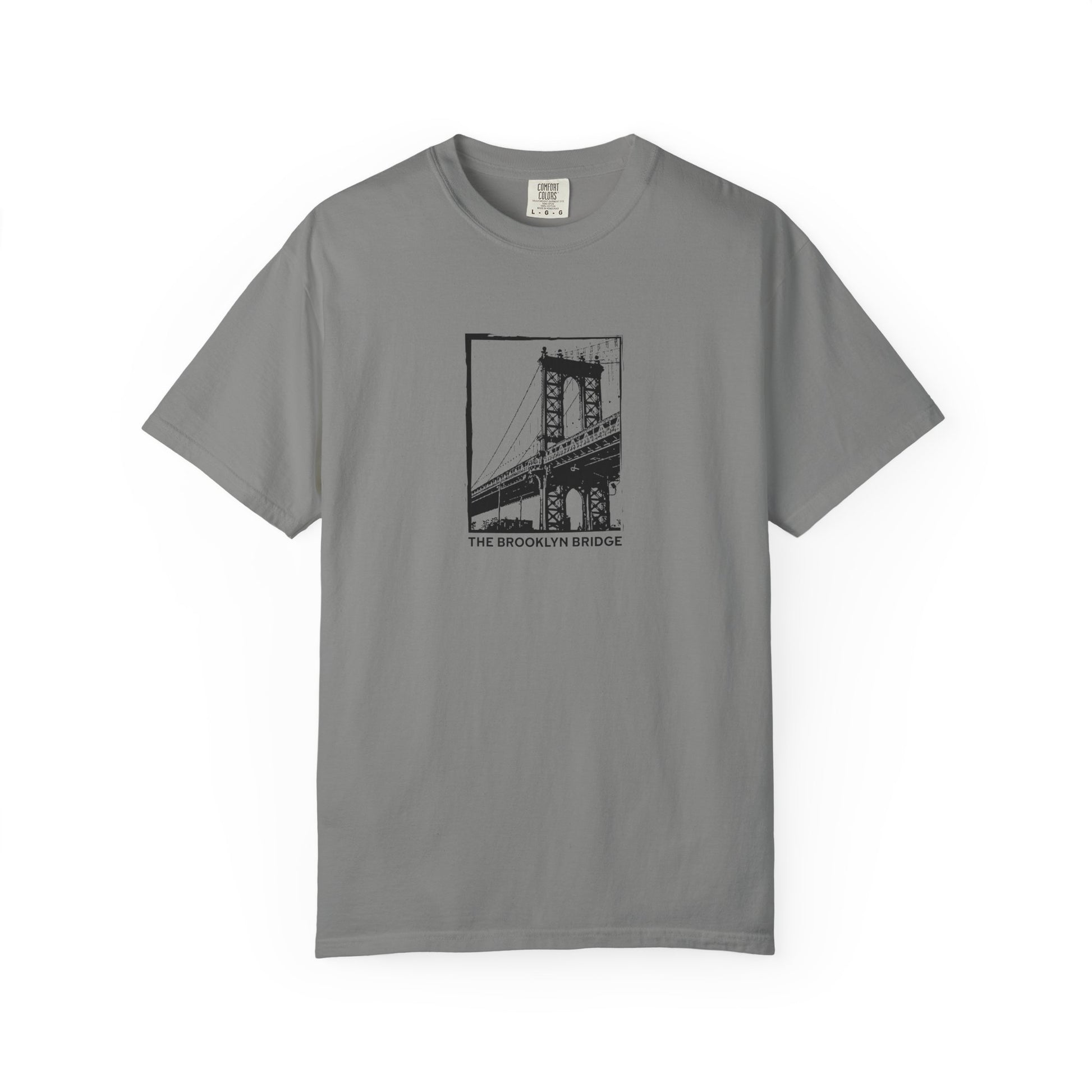 Brooklyn Bridge Sketch T-Shirt — Vintage Cityscape Tee