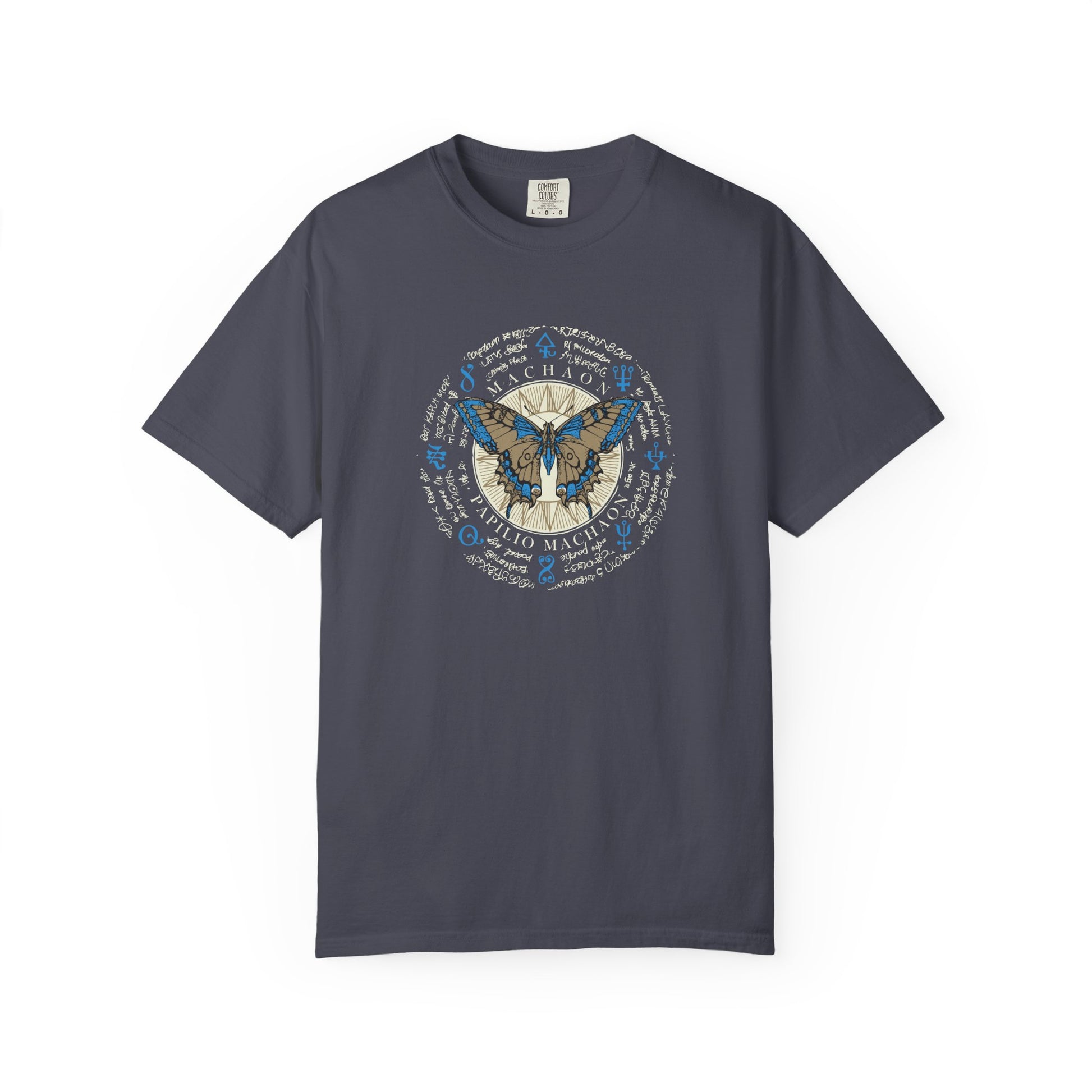 Gray t-shirt with 'Born2Prevail' text on a white background