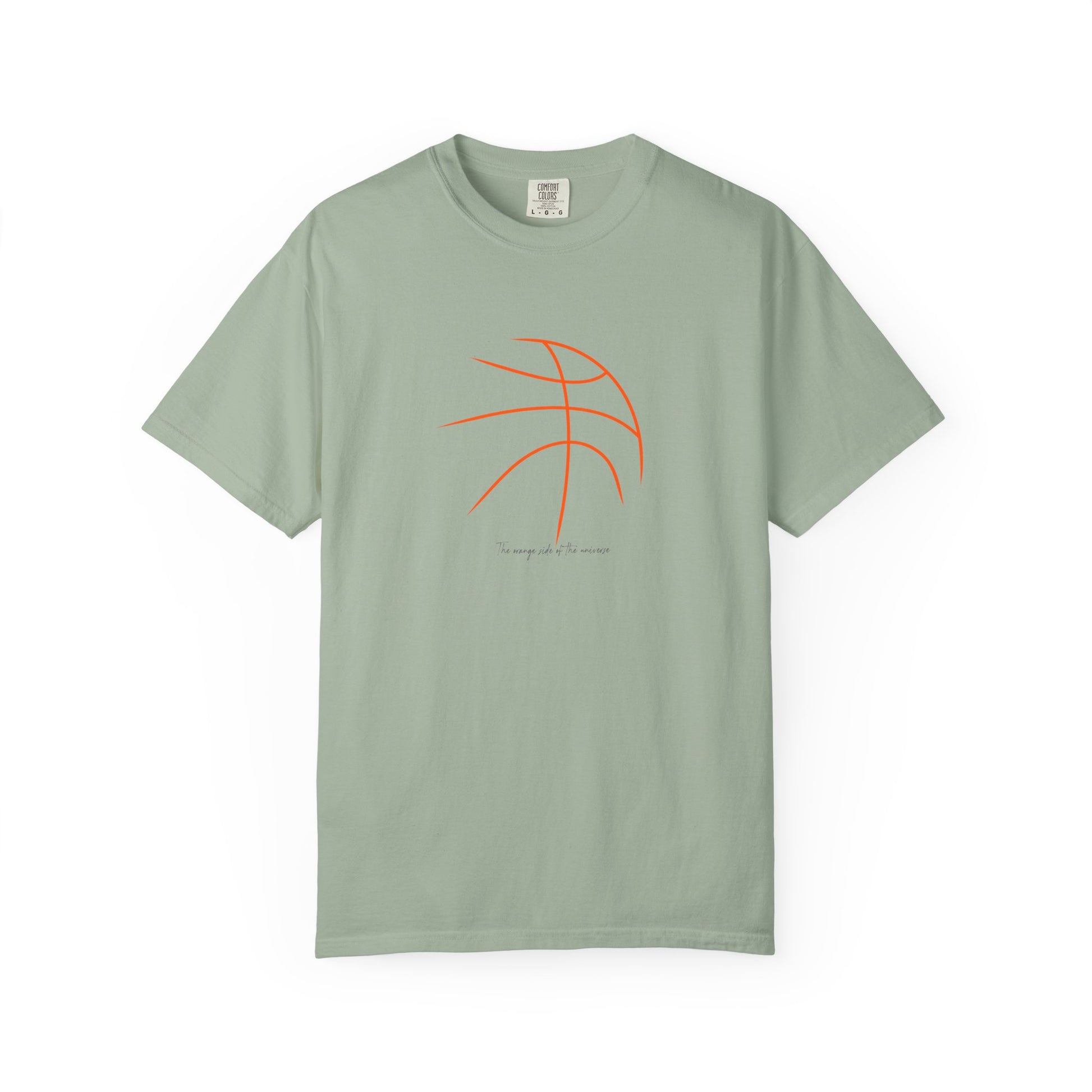 Basketball Outline T-Shirt — Minimal Line Art "Love of the Game" Sport