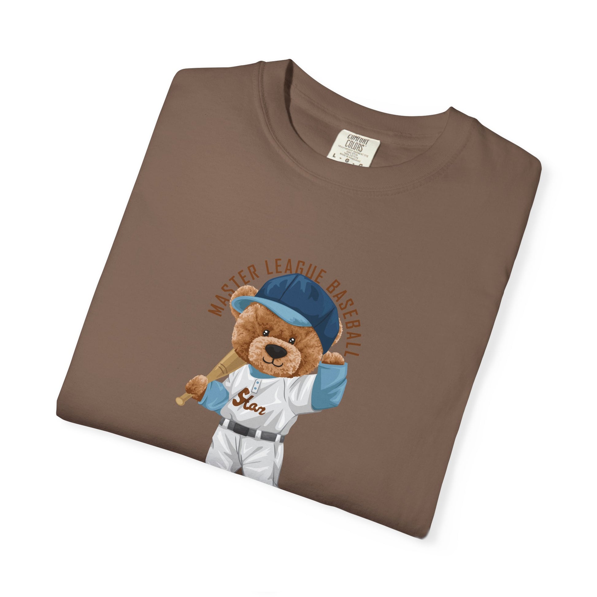 Baseball Bear T-Shirt — Cute Batter Teddy Graphic Tee (Team Spirit, Fan Gift) lifestyle