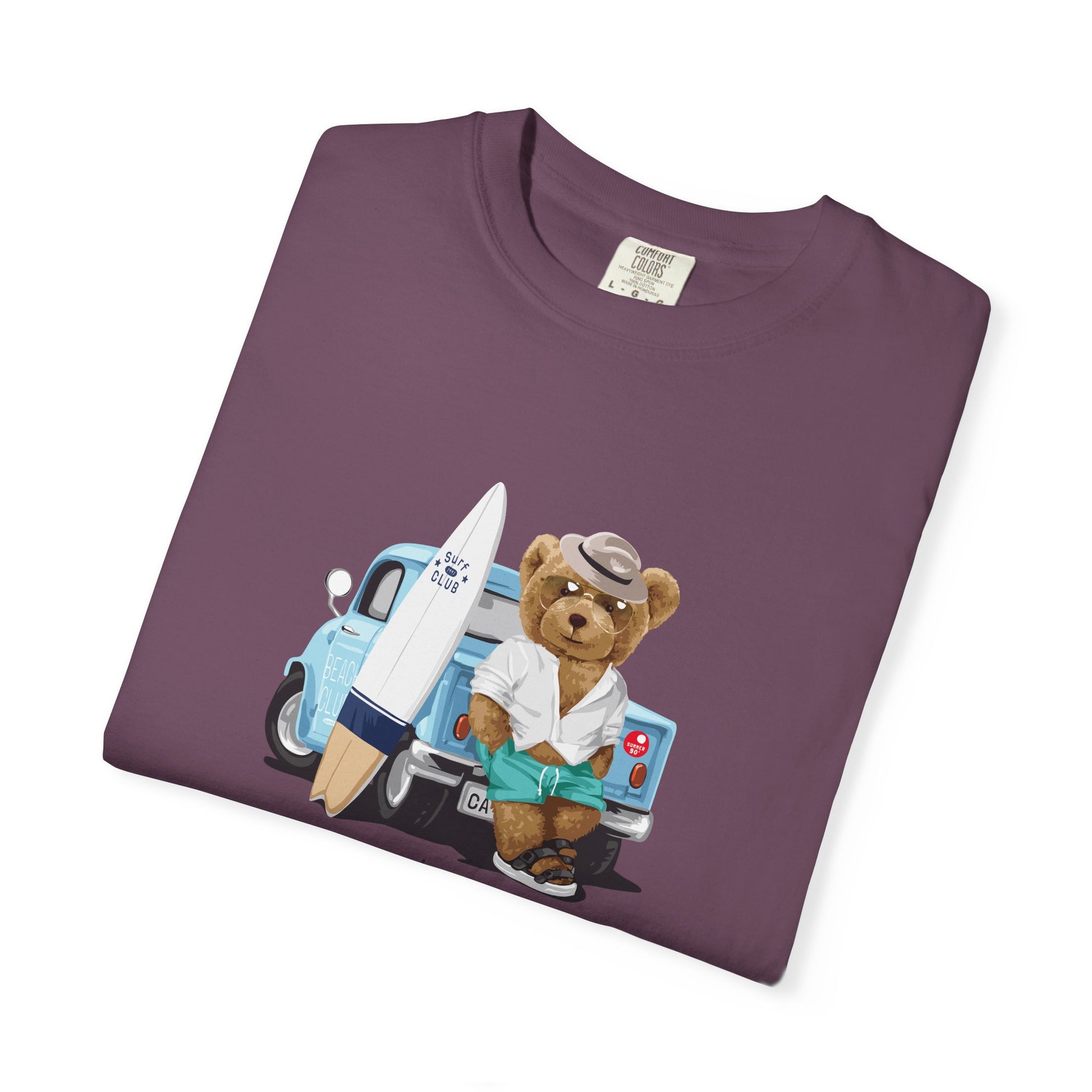 Bear Vacation Graphic T-Shirt — 'Holidays' Cute Teddy with Camper Lifestyle
