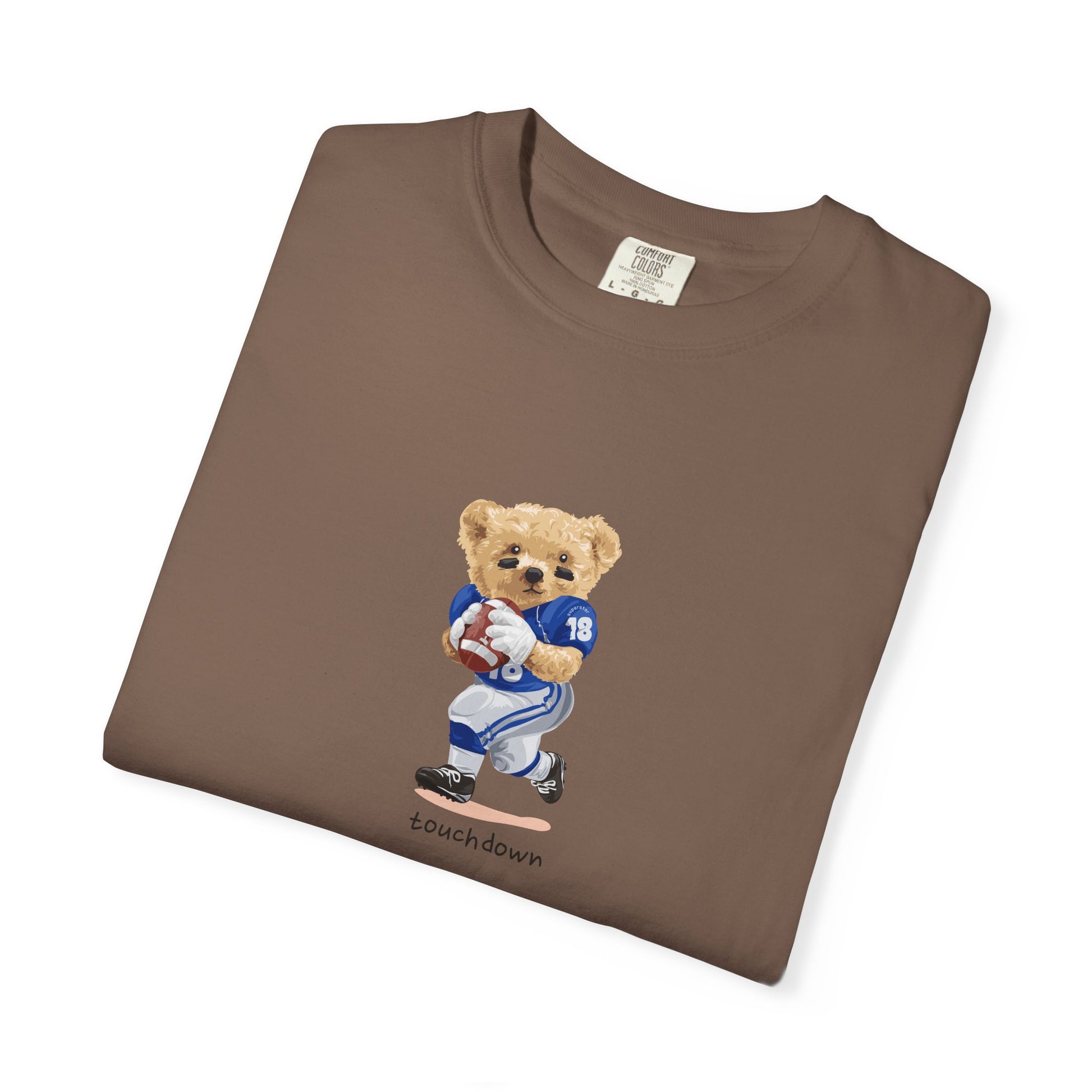 T-Shirt — Vintage Football Bear Graphic Tee