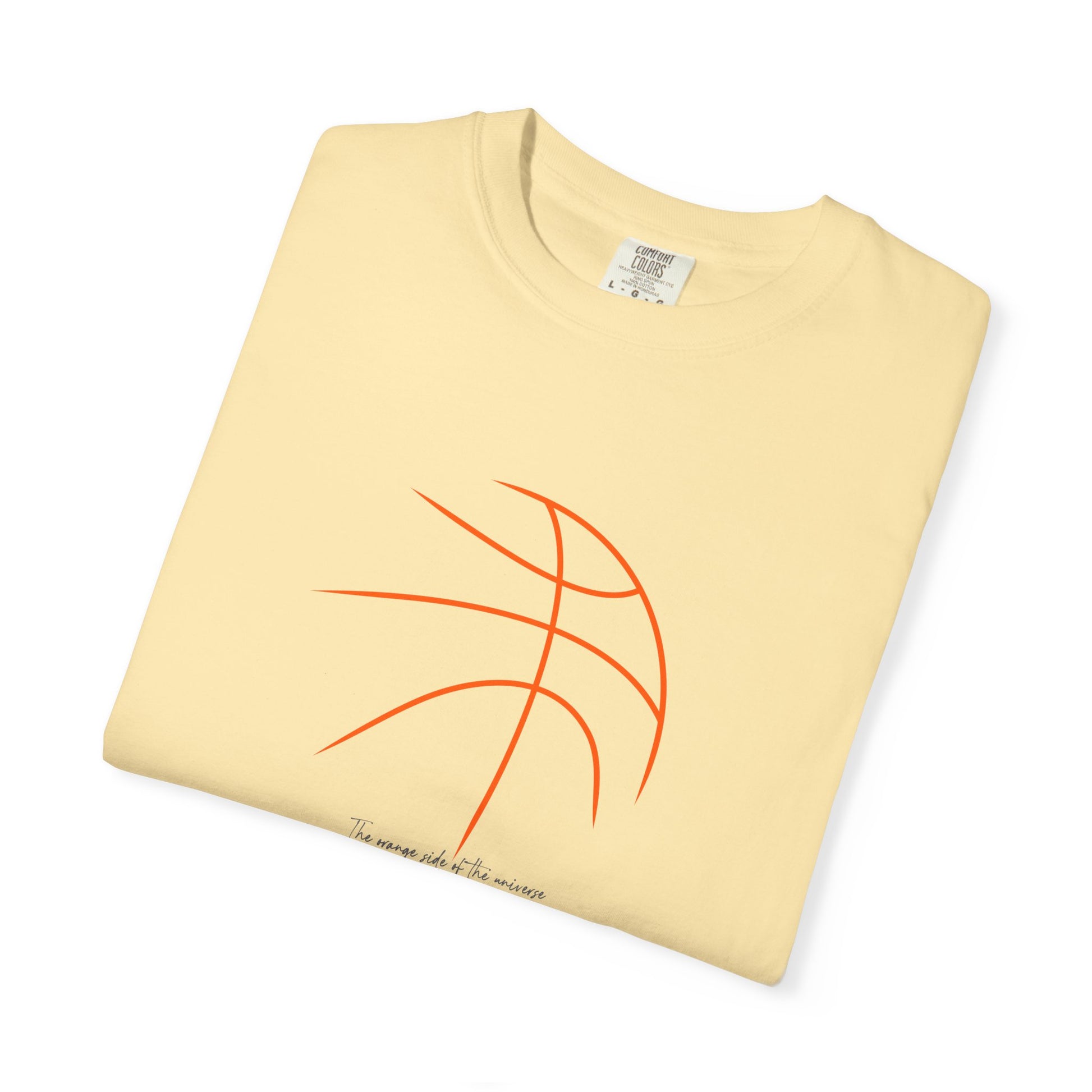Basketball Outline T-Shirt — Minimal Line Art "Love of the Game" Sport