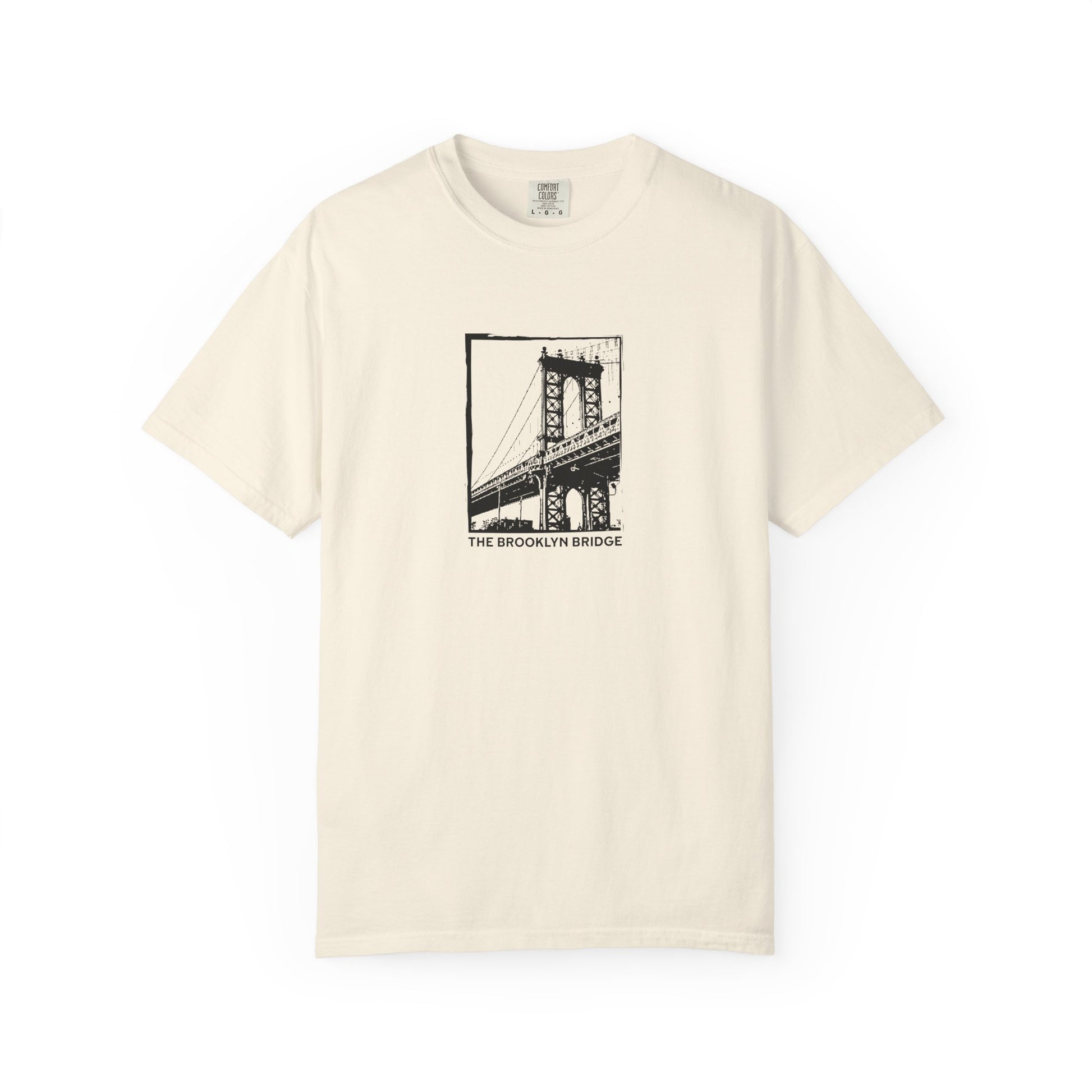 Brooklyn Bridge Sketch T-Shirt — Vintage Cityscape Tee