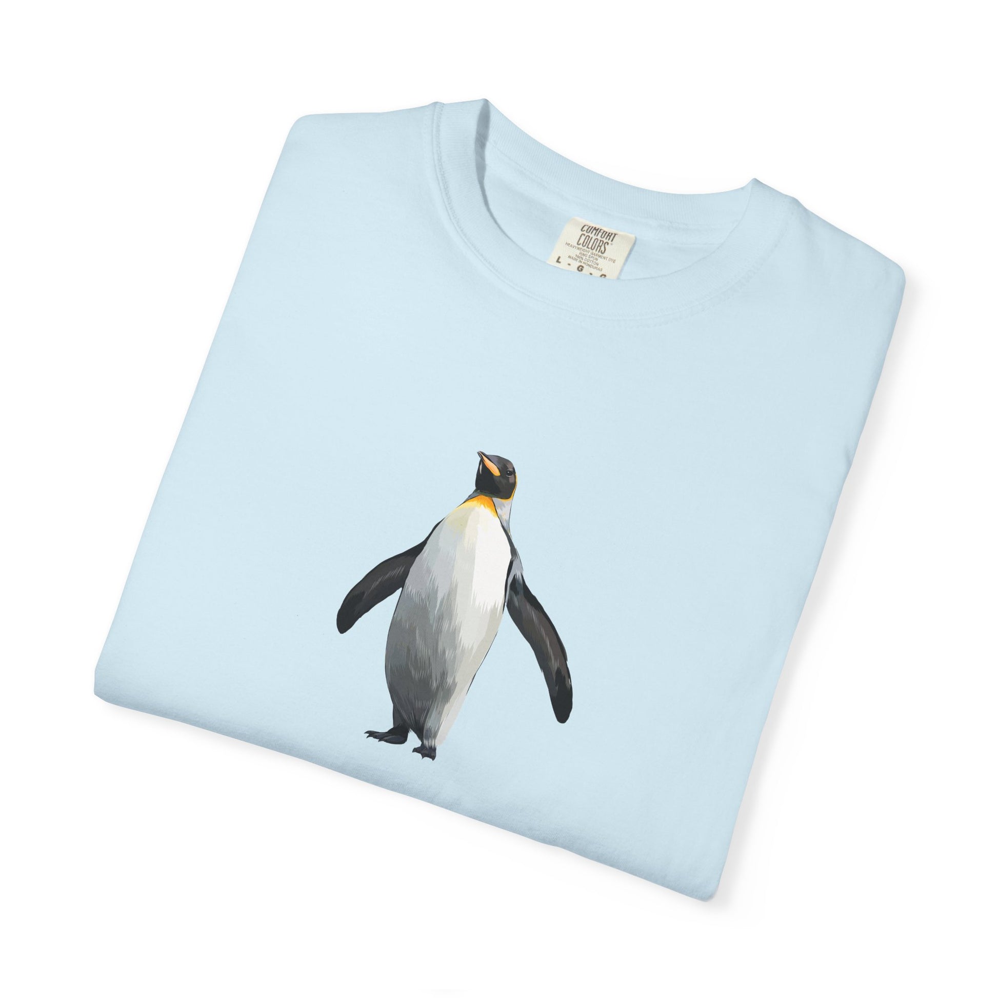 Penguin Graphic T-Shirt – Minimal King Penguin Illustration world