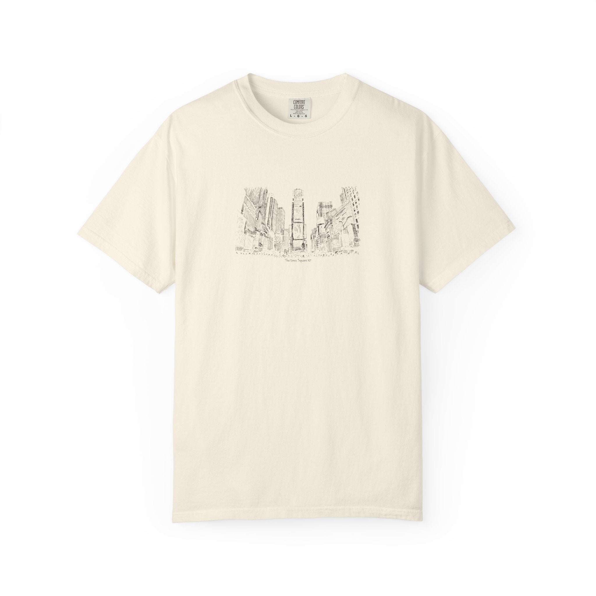 City Sketch T-Shirt – Minimal New York Skyline Drawing Tee