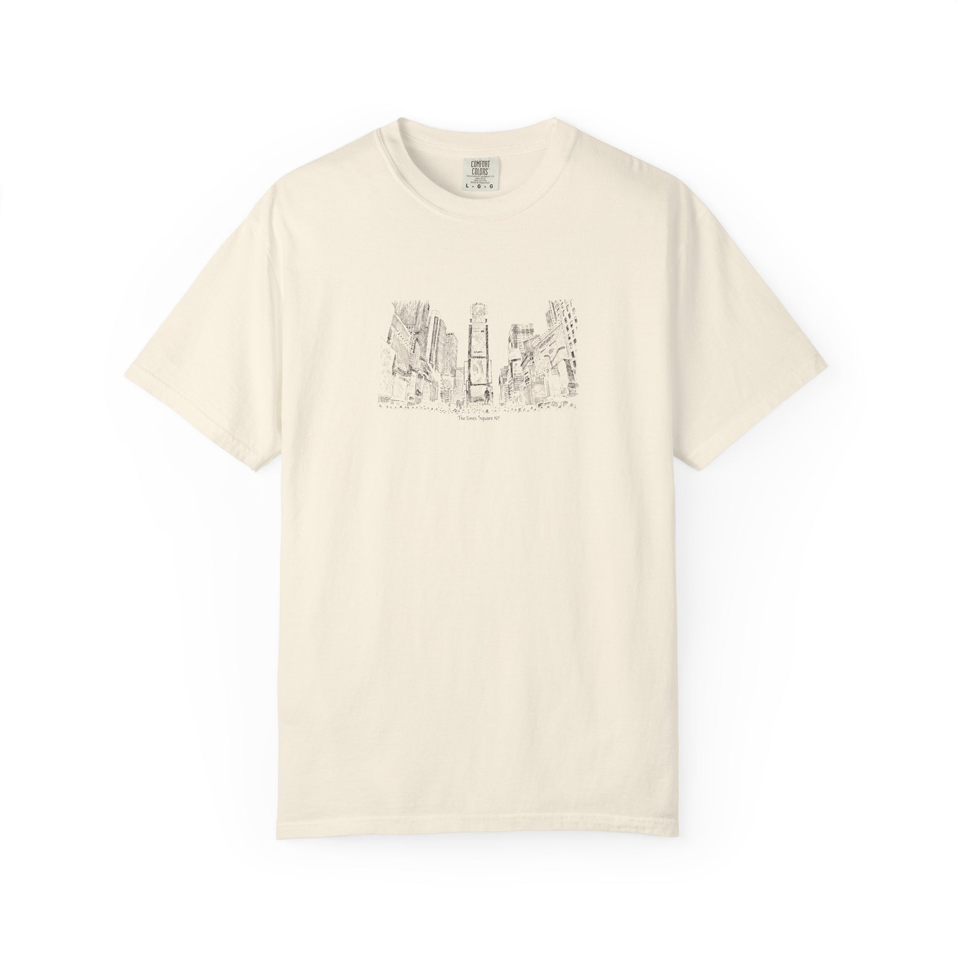 City Sketch T-Shirt – Minimal New York Skyline Drawing Tee