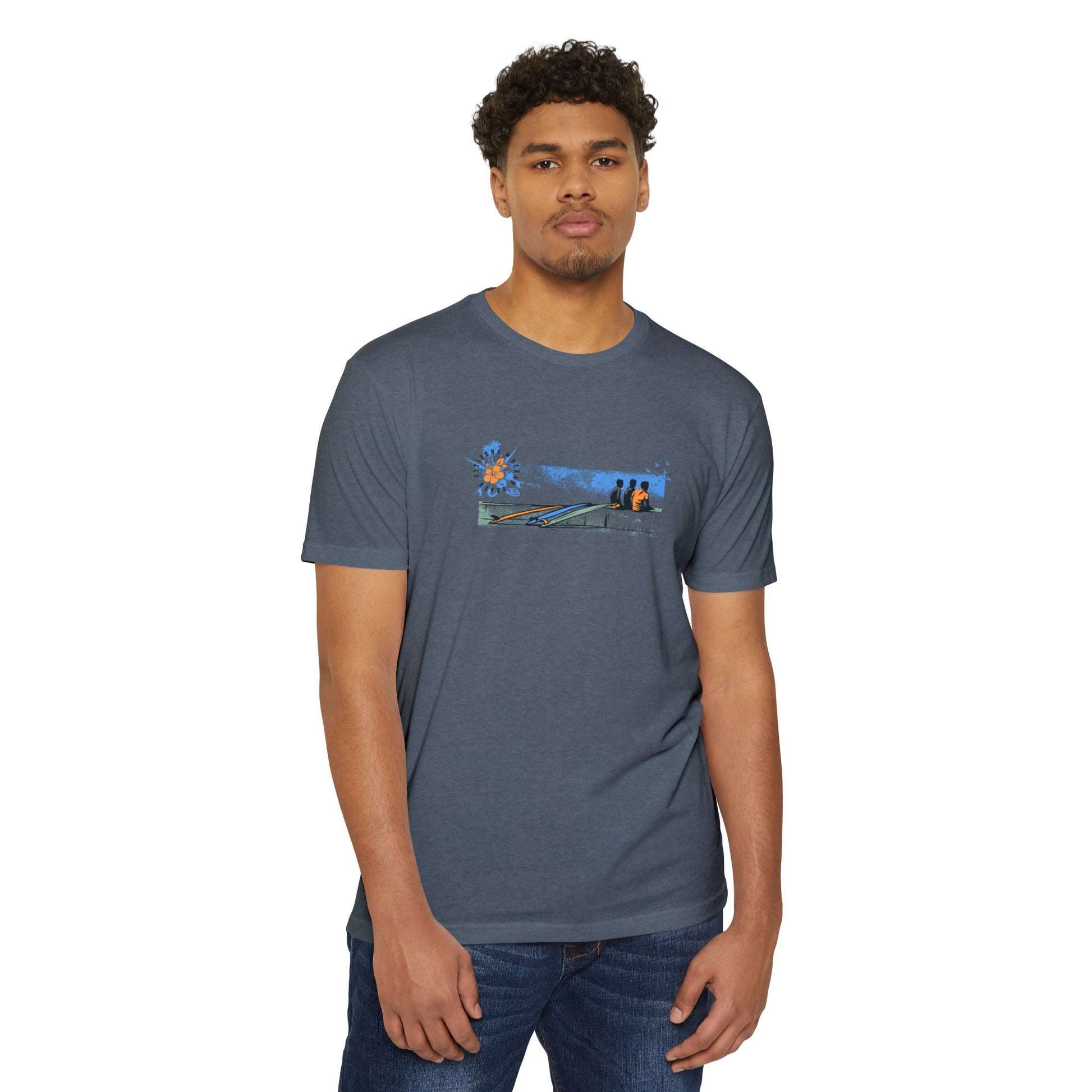 Coastal Surf Graphic T-Shirt – Ocean Lifestyle Design