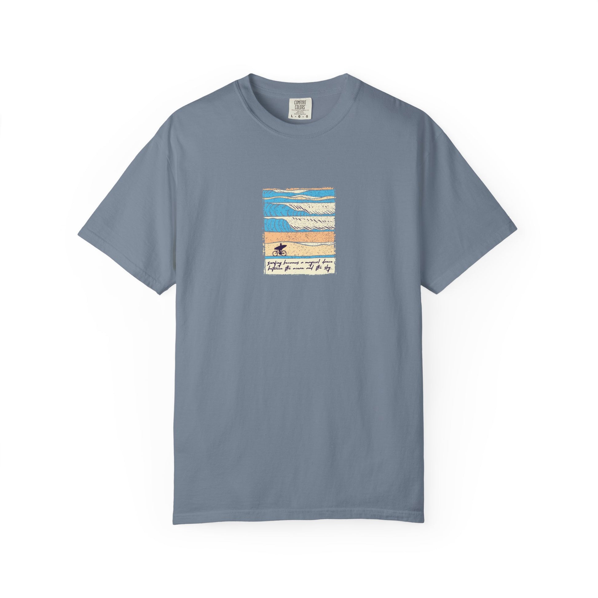 Vintage Beach Stripes Graphic T-Shirt