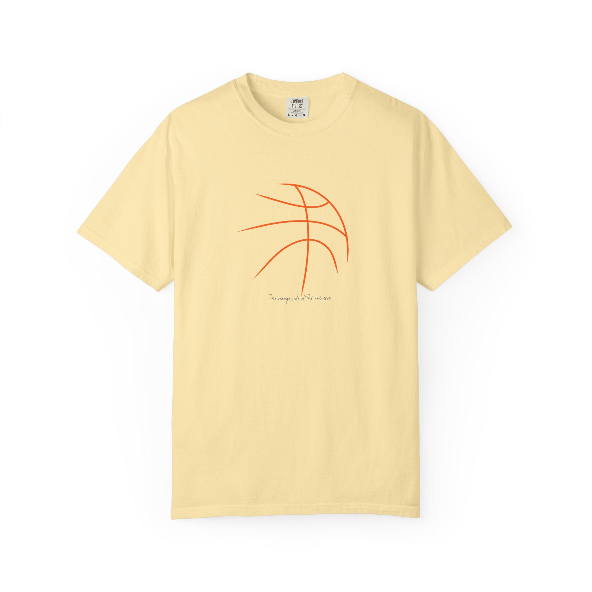 Basketball Outline T-Shirt — Minimal Line Art "Love of the Game" Sport