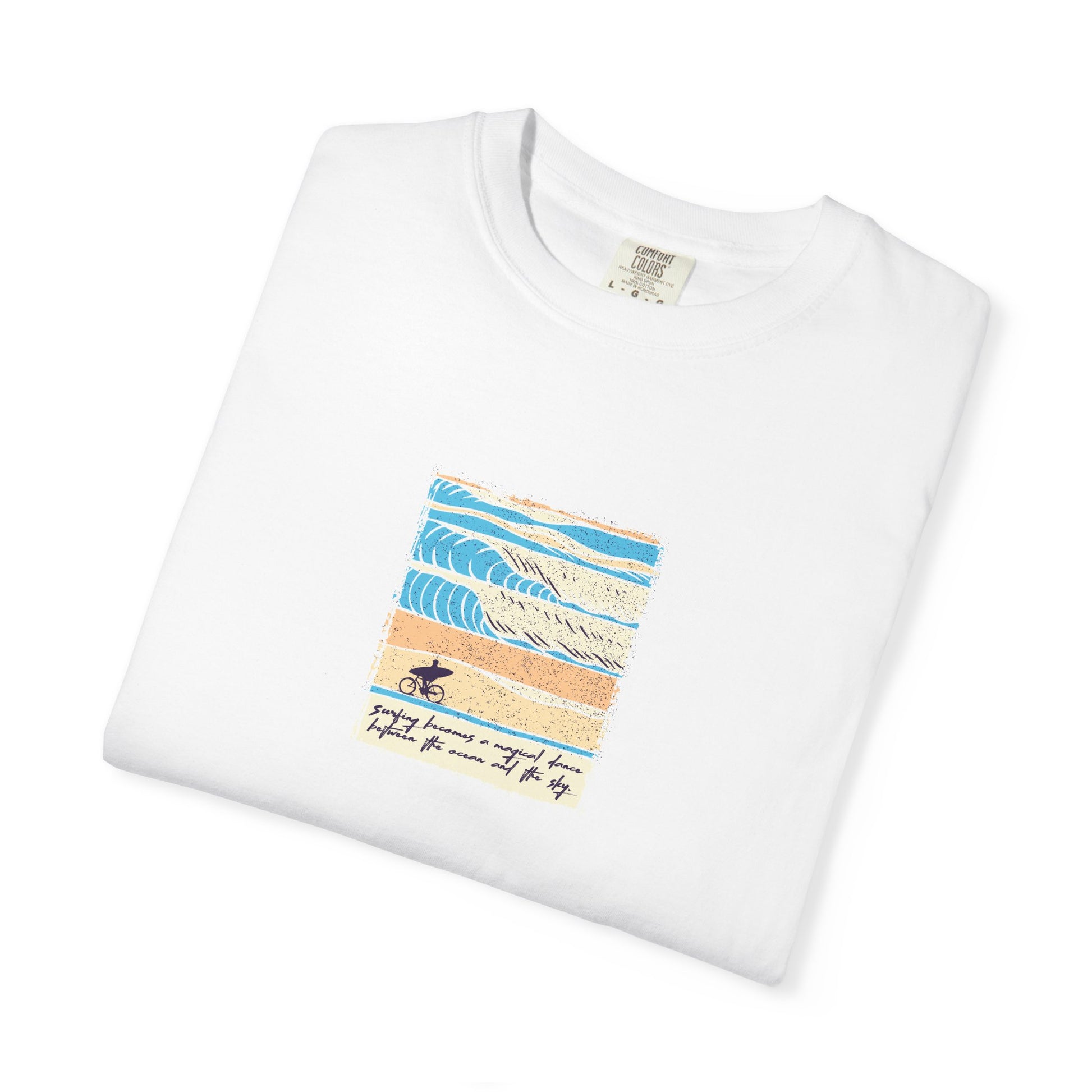 Vintage Beach Stripes Graphic T-Shirt