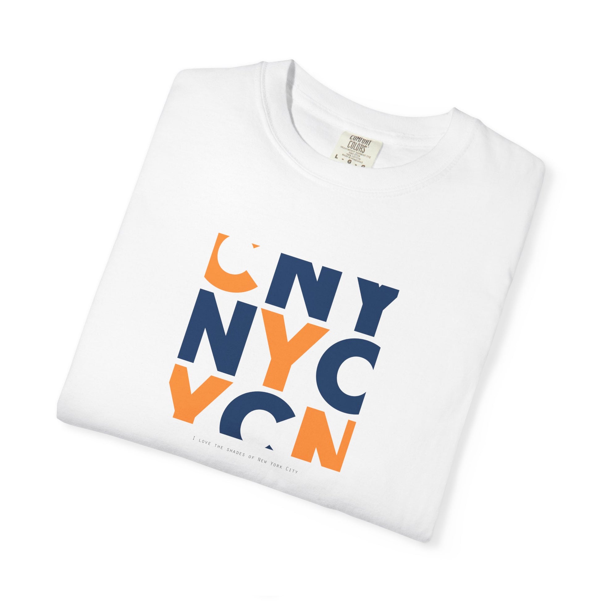 NYC Block Logo T-Shirt — Modern New York City Graphic Tee