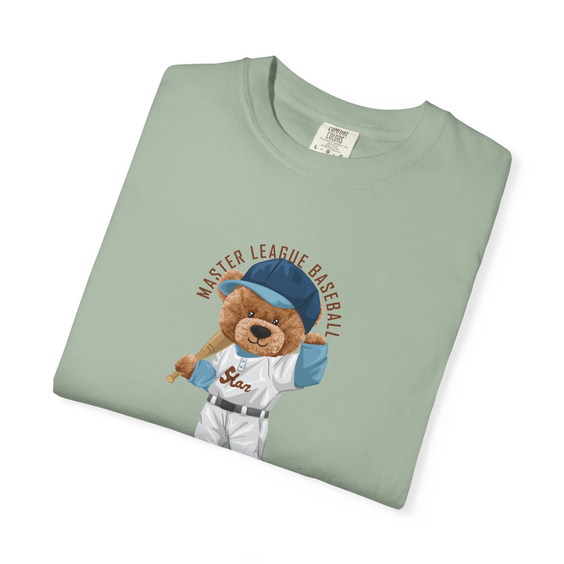 Baseball Bear T-Shirt — Cute Batter Teddy Graphic Tee (Team Spirit, Fan Gift) lifestyle