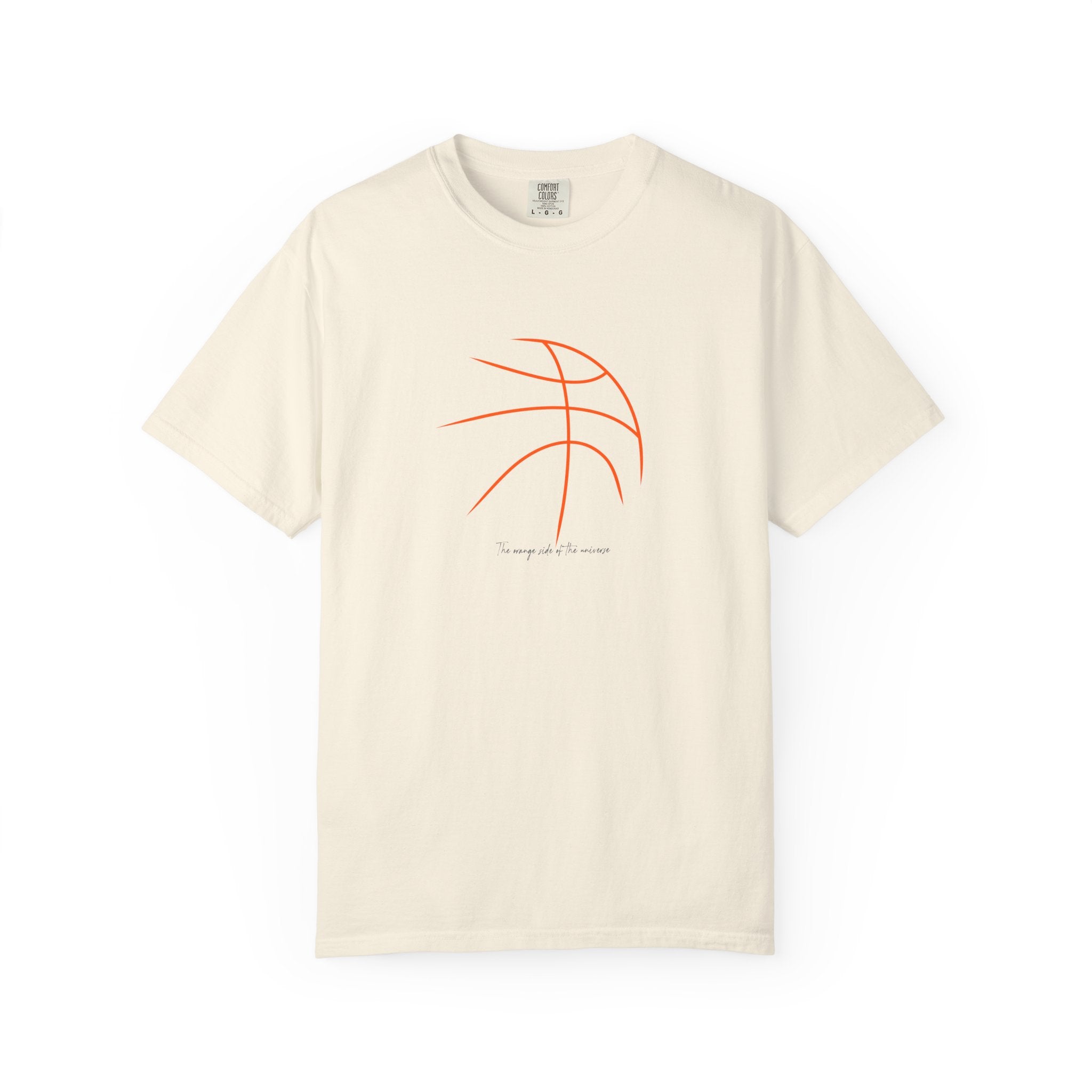 Basketball Outline T-Shirt — Minimal Line Art "Love of the Game" Sport