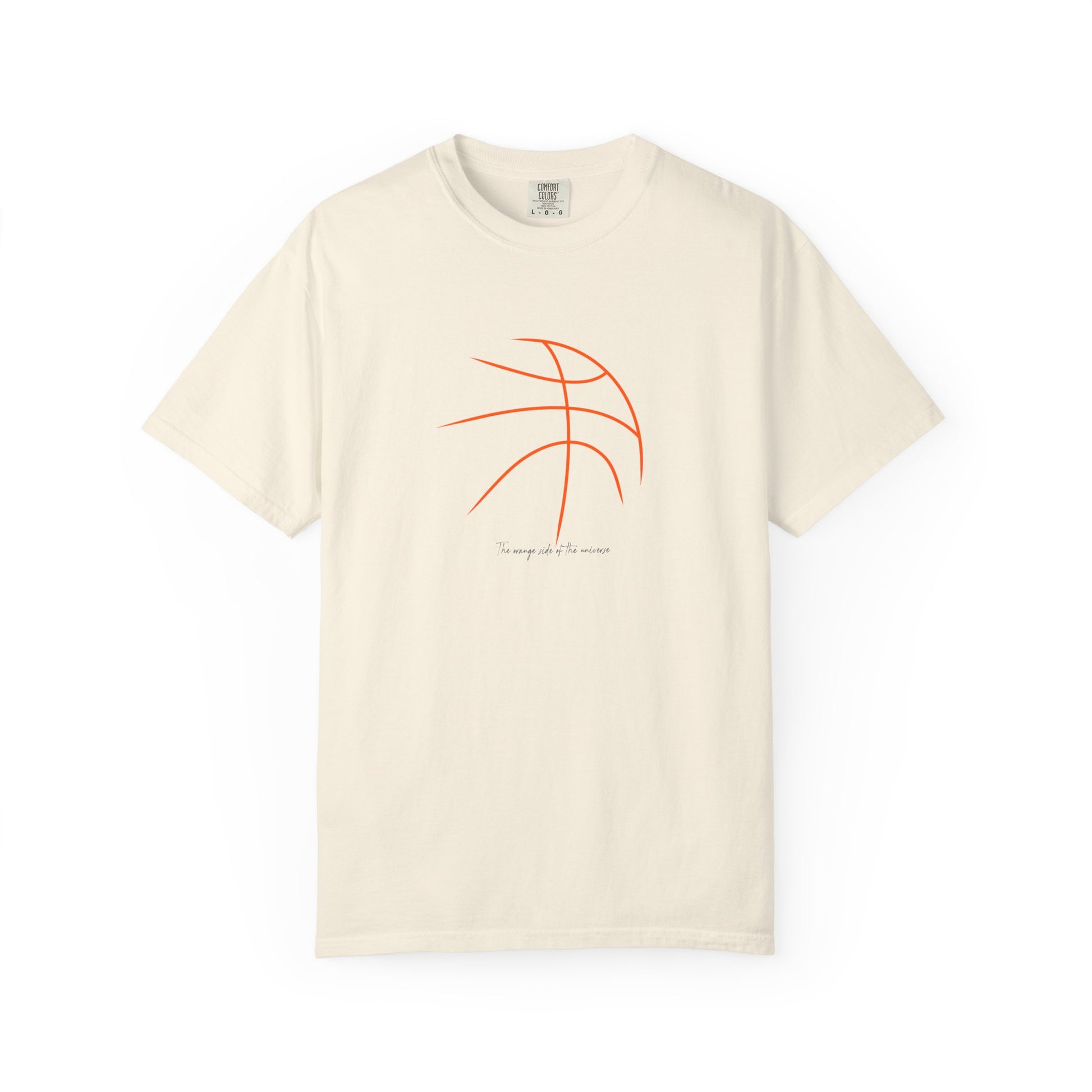 Basketball Outline T-Shirt — Minimal Line Art "Love of the Game" Sport