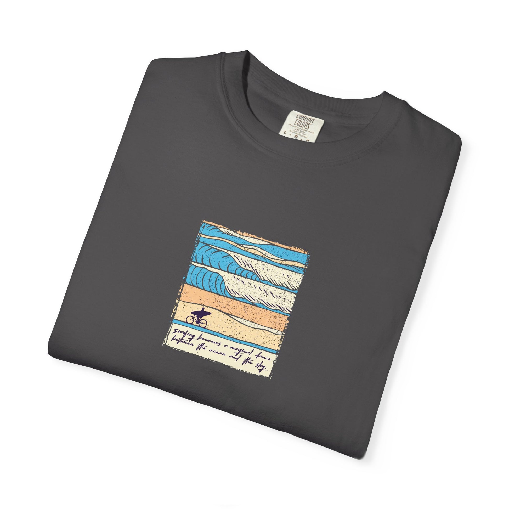 Vintage Beach Stripes Graphic T-Shirt