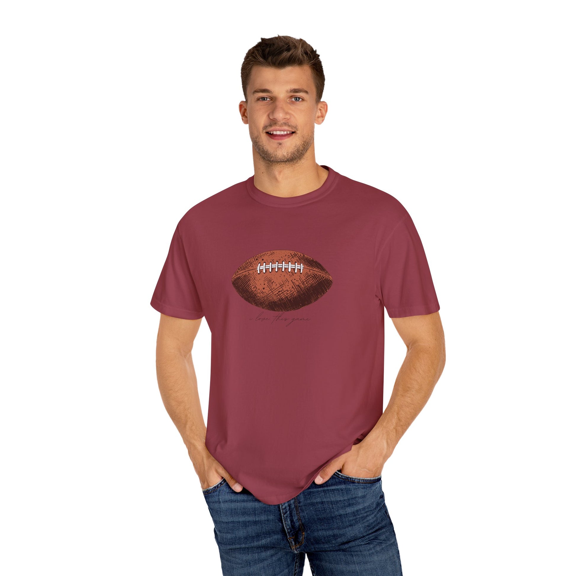Vintage Football Graphic T-Shirt — Classic Gridiron Tee sport