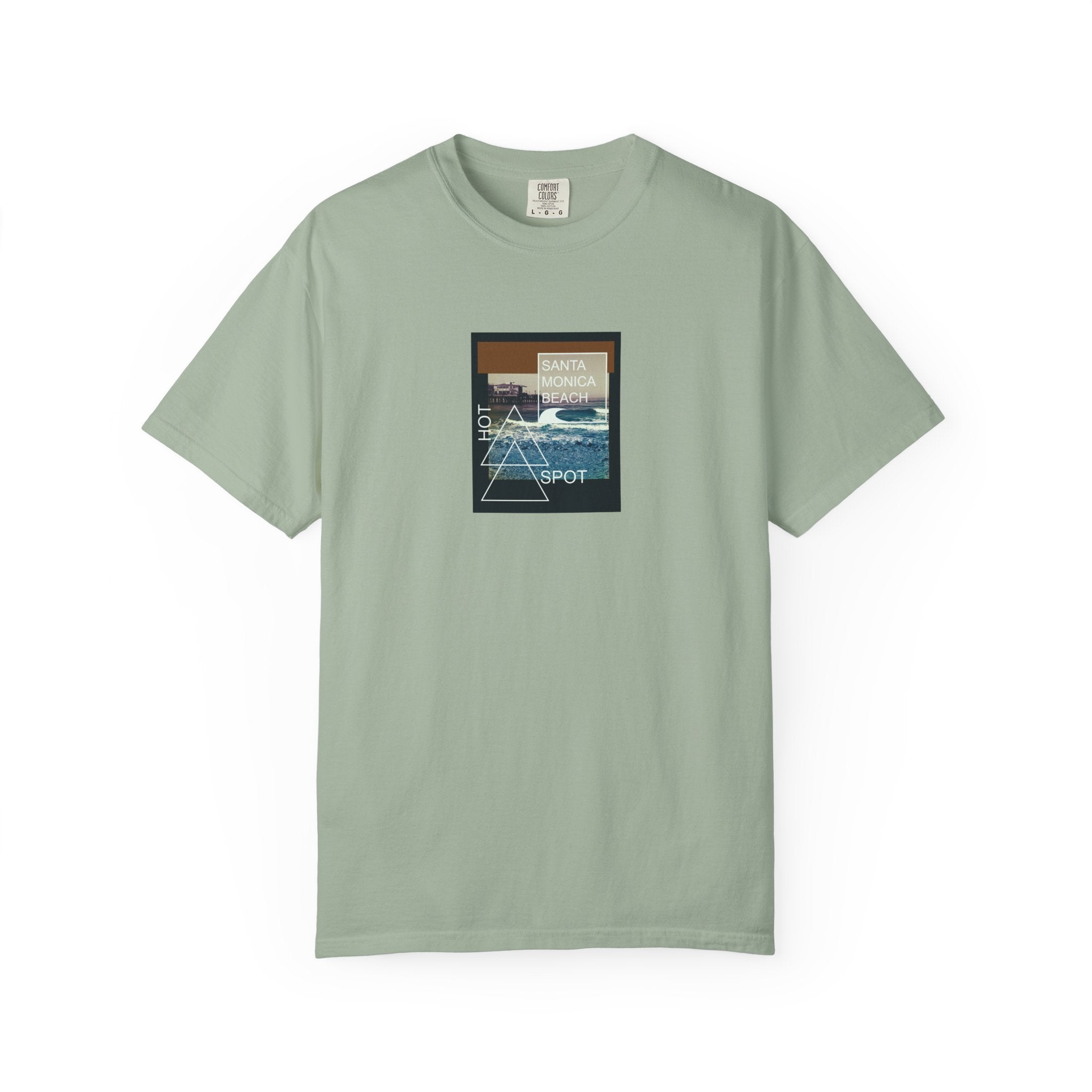 Santa Monica Surf Spot T-Shirt — Vintage Beach Graphic Tee